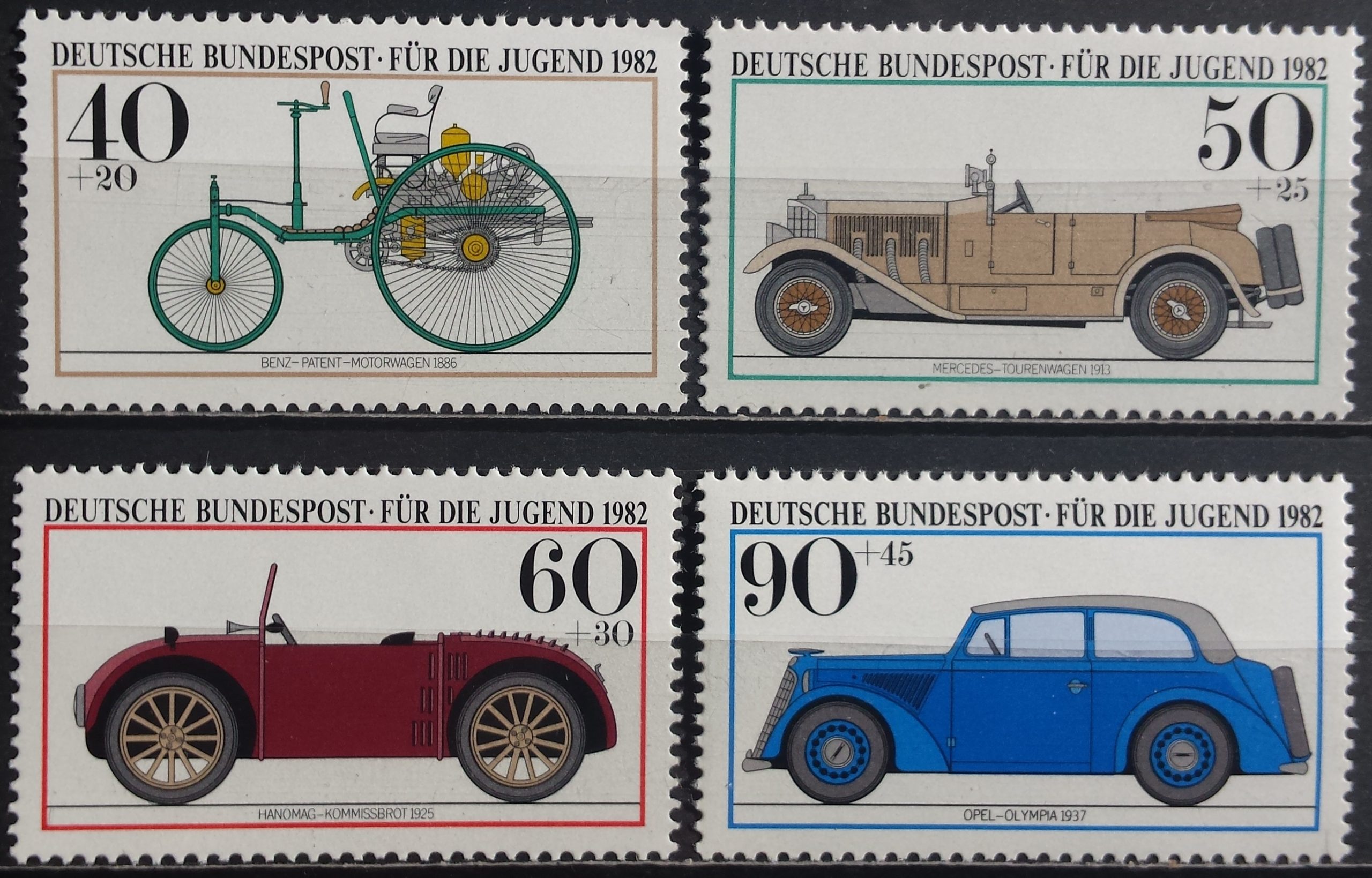 Vokietija, pilna serija, MiNr 1123-1126 MNH**