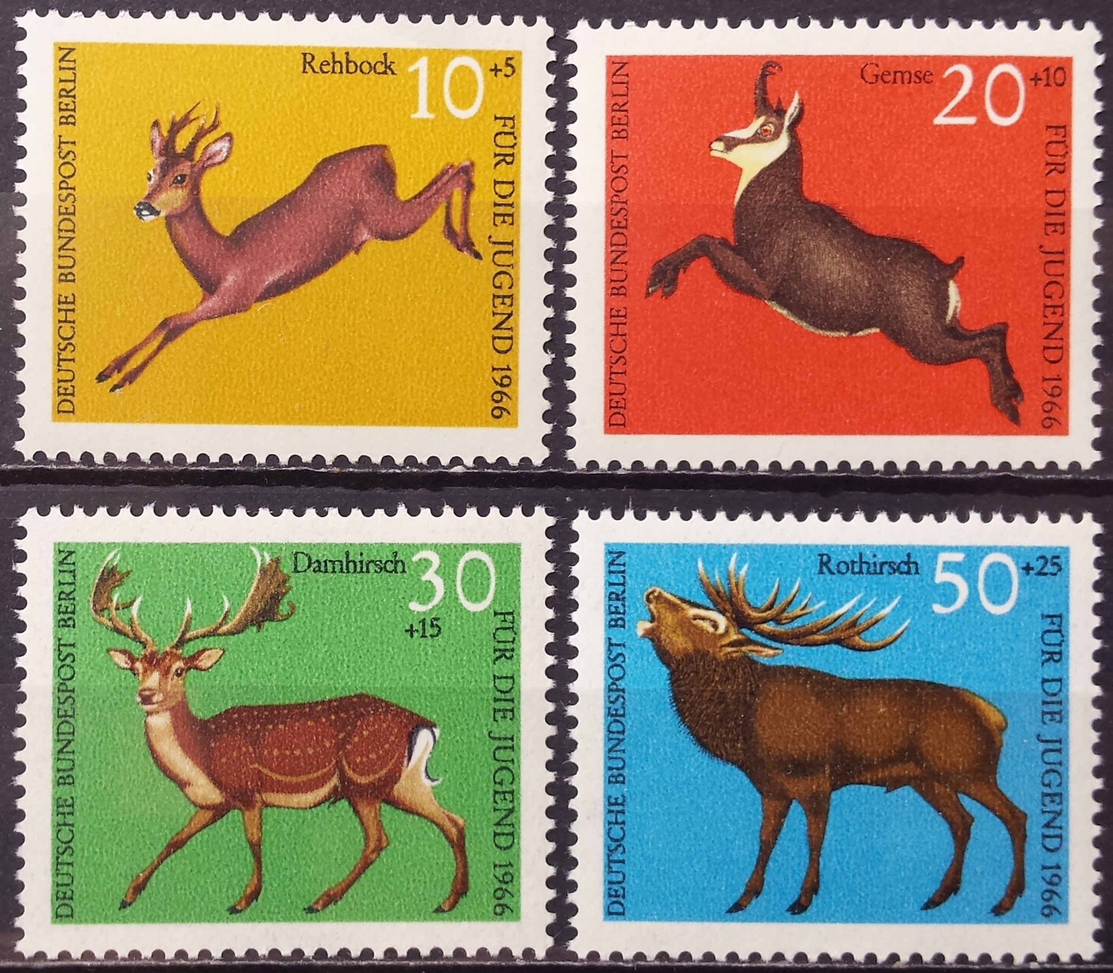 Vokietija, Vakarų Berlynas, pilna serija MiNr 291-294 MNH**