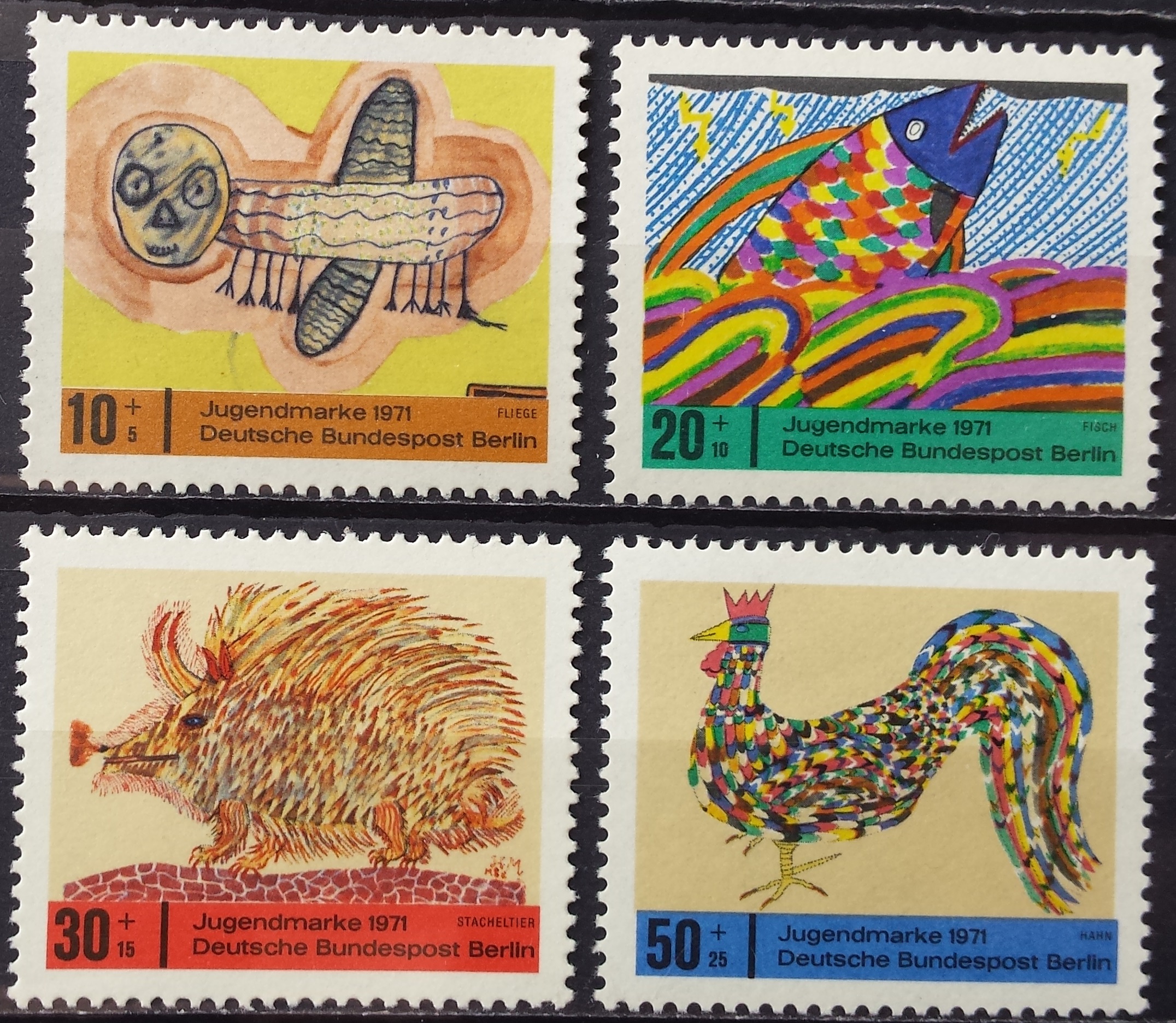 Vokietija, Vakarų Berlynas, pilna serija MiNr 386-389 MNH**