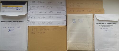 Vokietijos ir Vakarų Berlyno ETB 1982-1993 metų, virš 180vnt