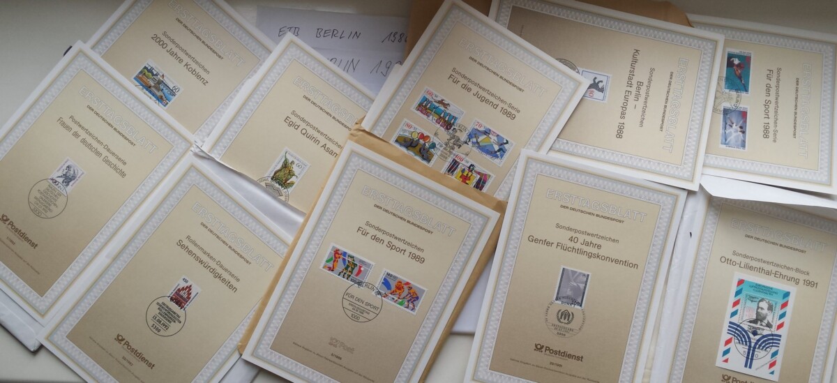 Vokietijos ir Vakarų Berlyno ETB 1982-1993 metų, virš 180vnt