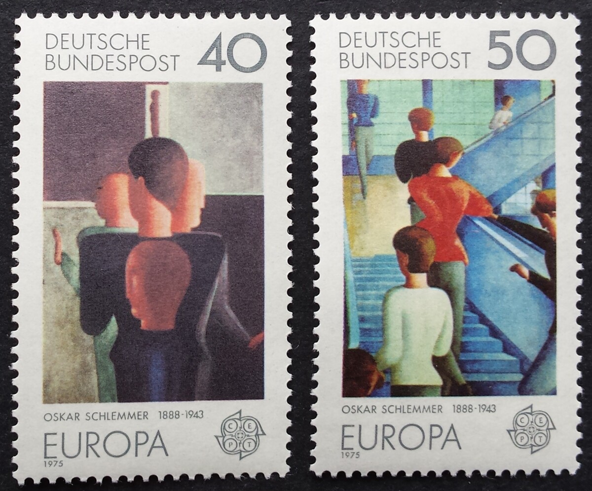 Vokietija, pilna serija, MiNr 840-841 MNH**