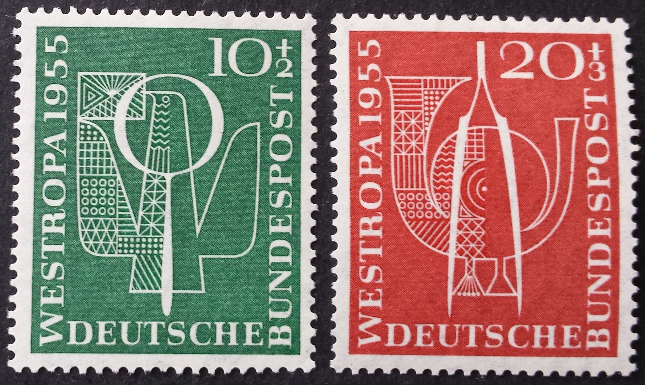 Vokietija, pilna serija MiNr 217-218 MLH*