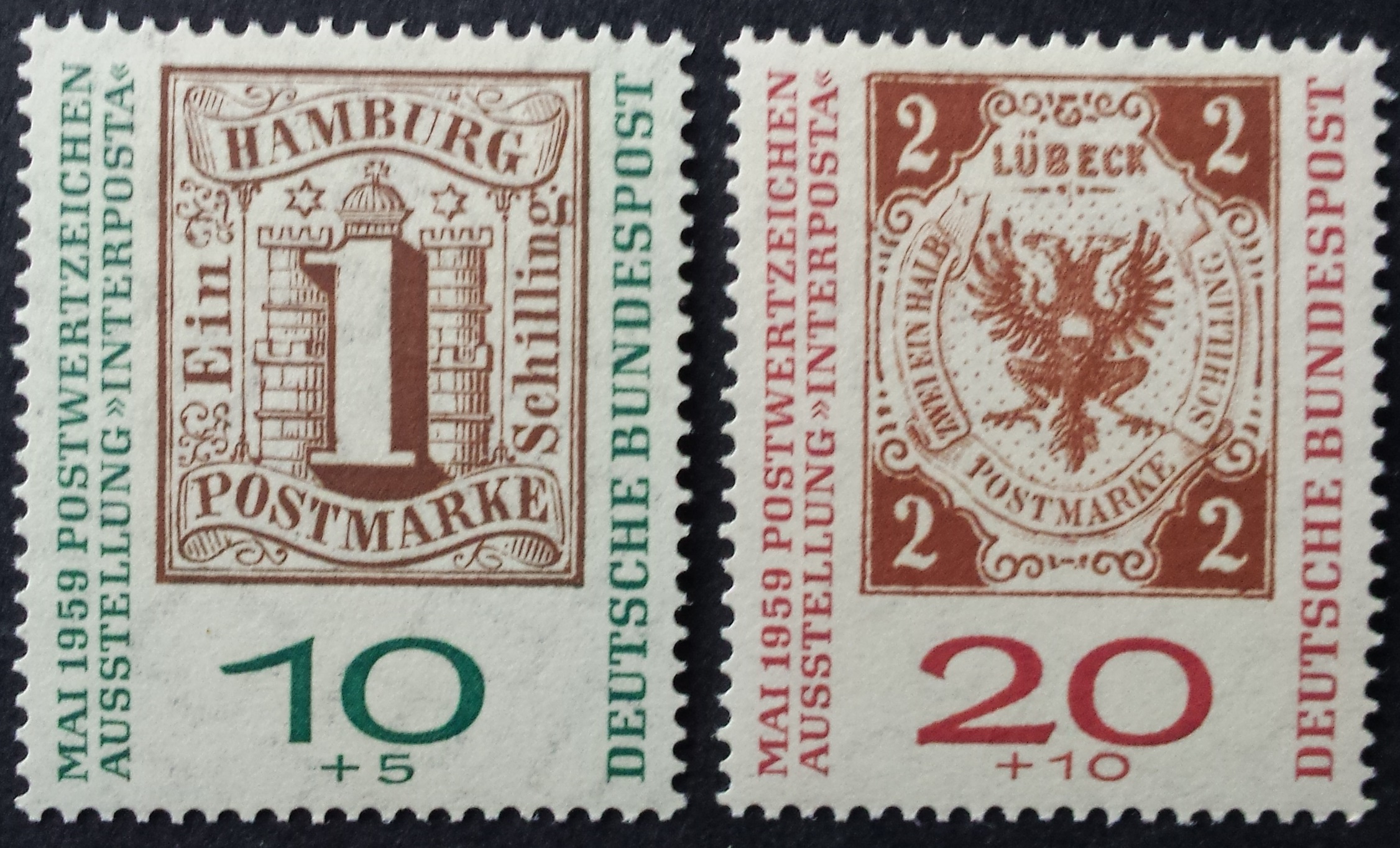 Vokietijos Federacinė Respublika (VFR), pilna serija, MiNr 310-311 (a) MNH**