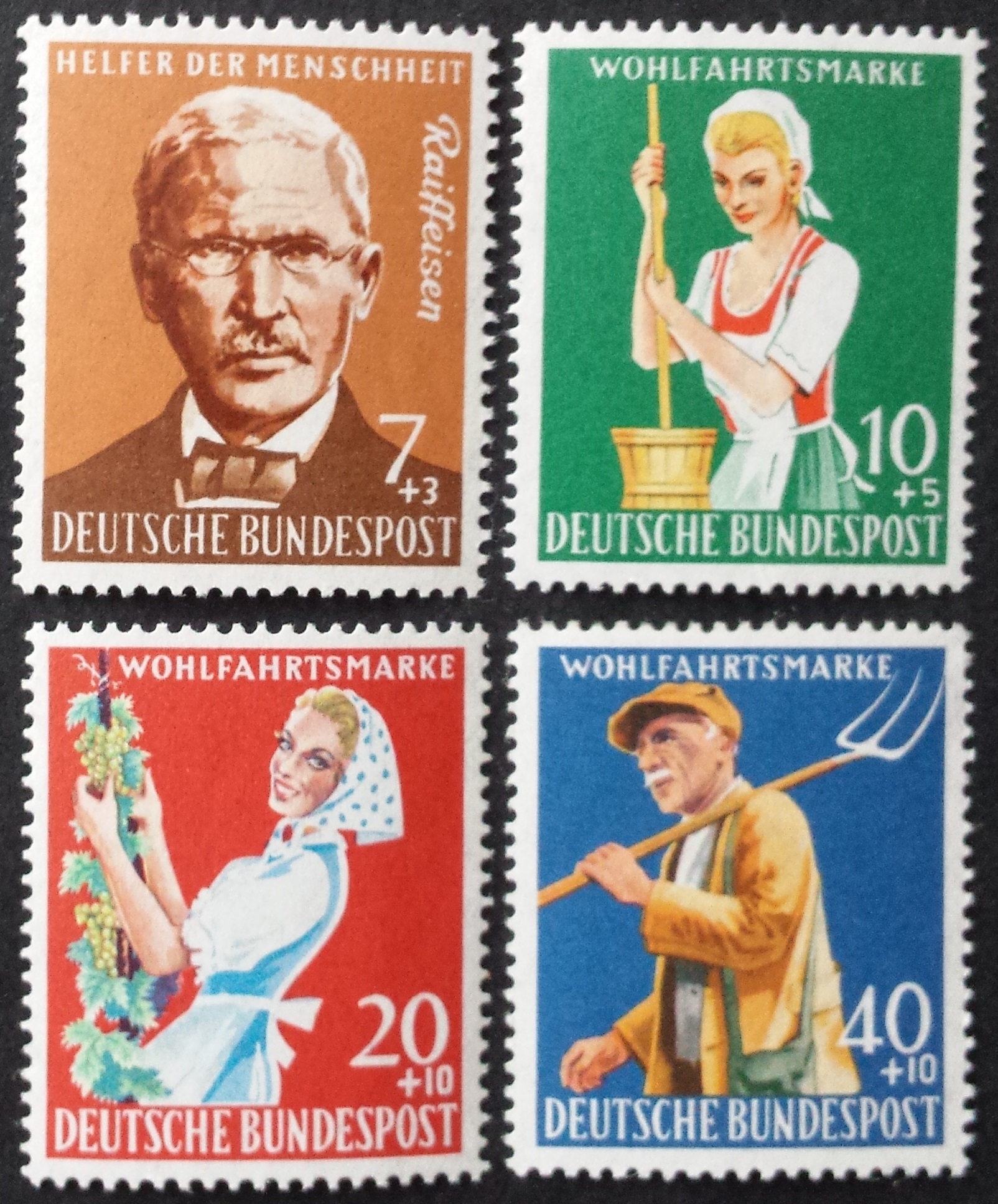 Vokietija, pilna serija MiNr 297-300 MNH**