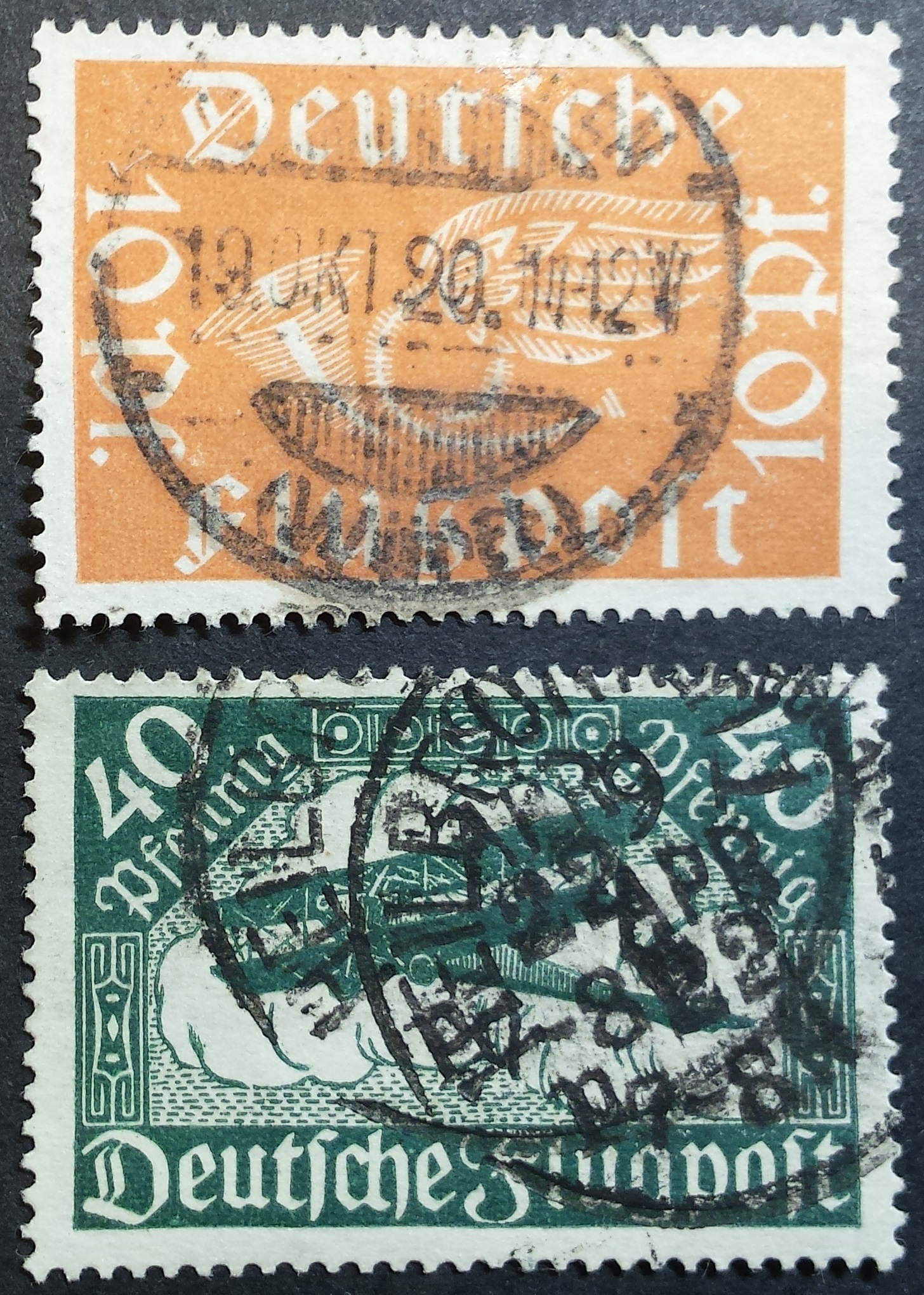 Vokietijos Reichas, pilna serija MiNr 111-112 Used (O)