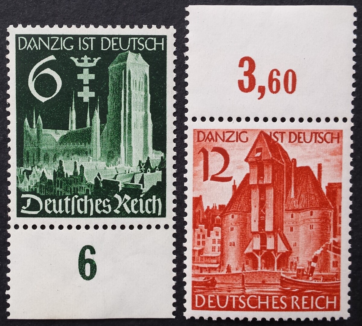 Vokietijos Reichas, pilna serija MiNr 714-715 MNH**
