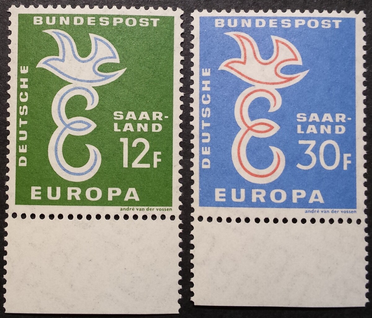 Saras, pilna serija MiNr 439-440 MNH**