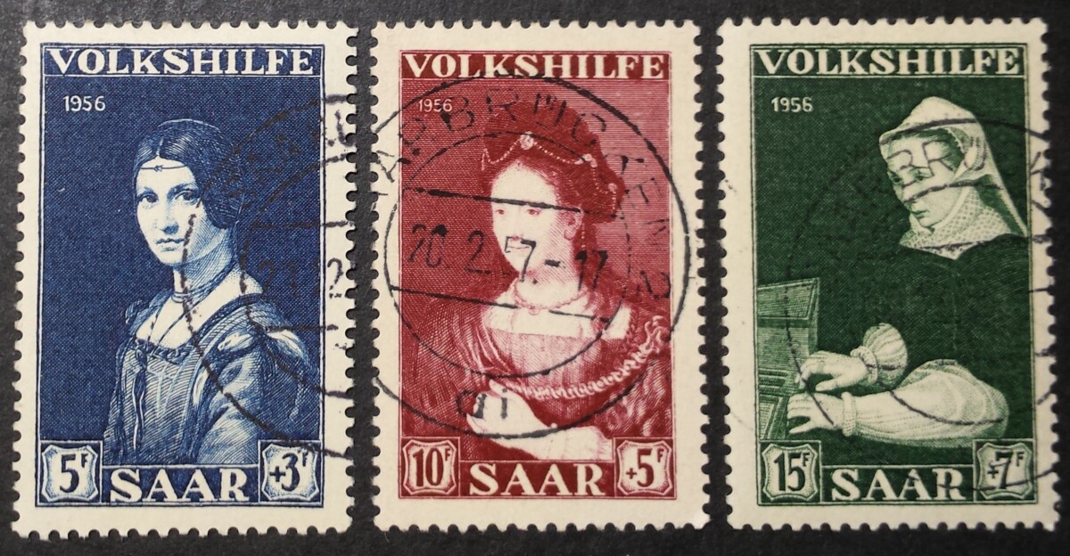 Saras, pilna serija MiNr 376-378 Used (O)