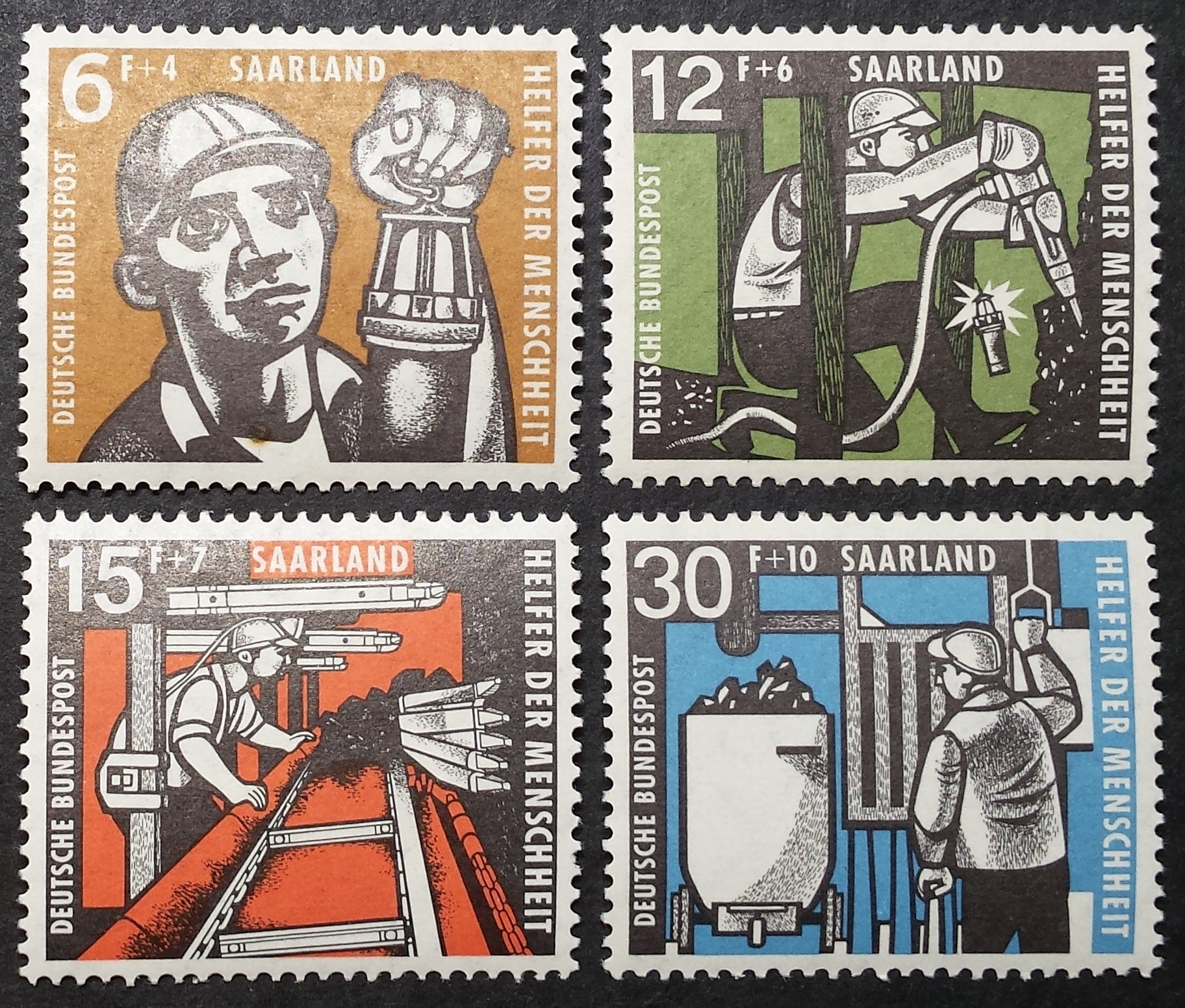 Saras, pilna serija MiNr 404-407 MNH**