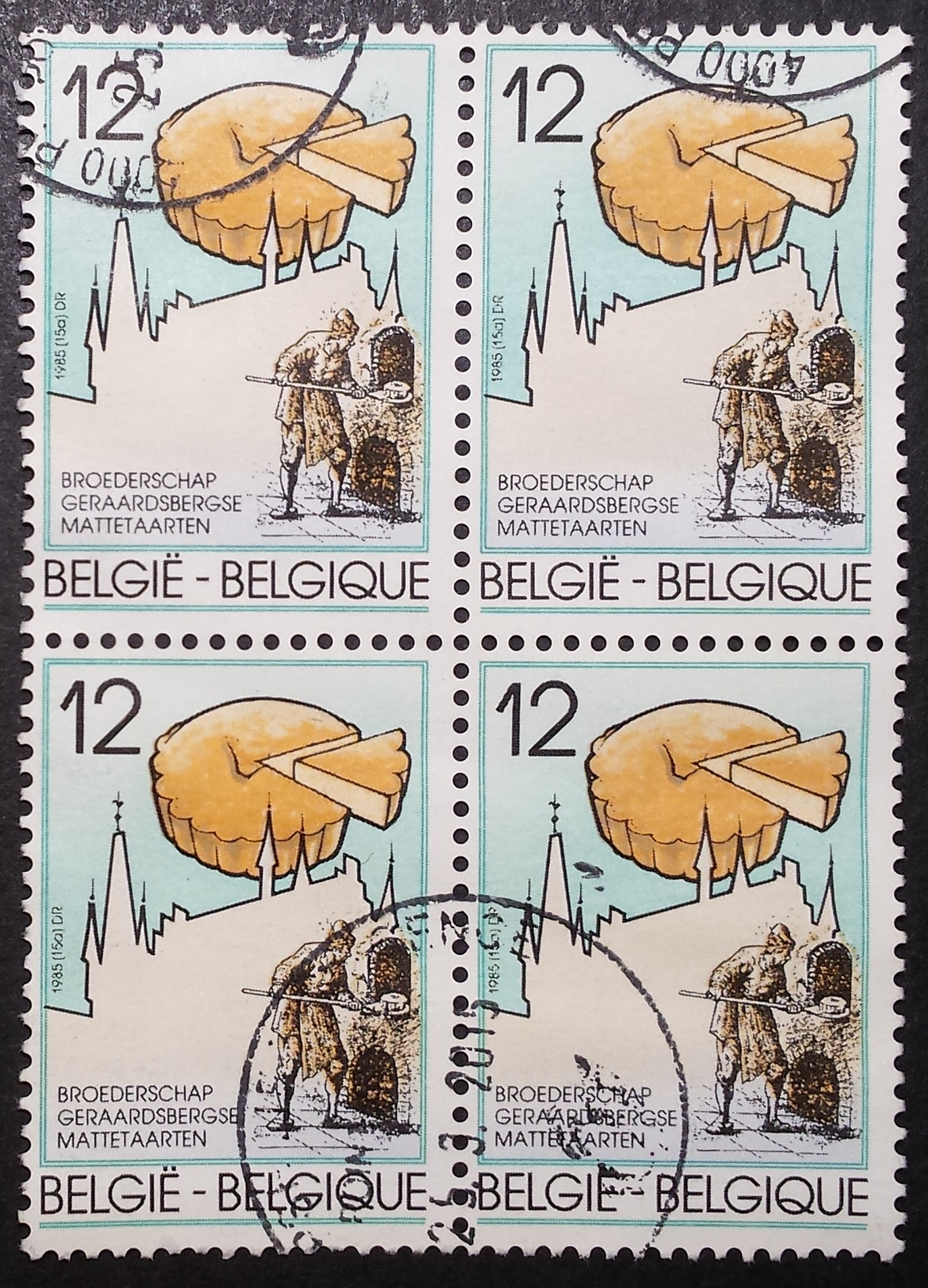 Belgija, kvartblokas iš MiNr 2236 Used (O)