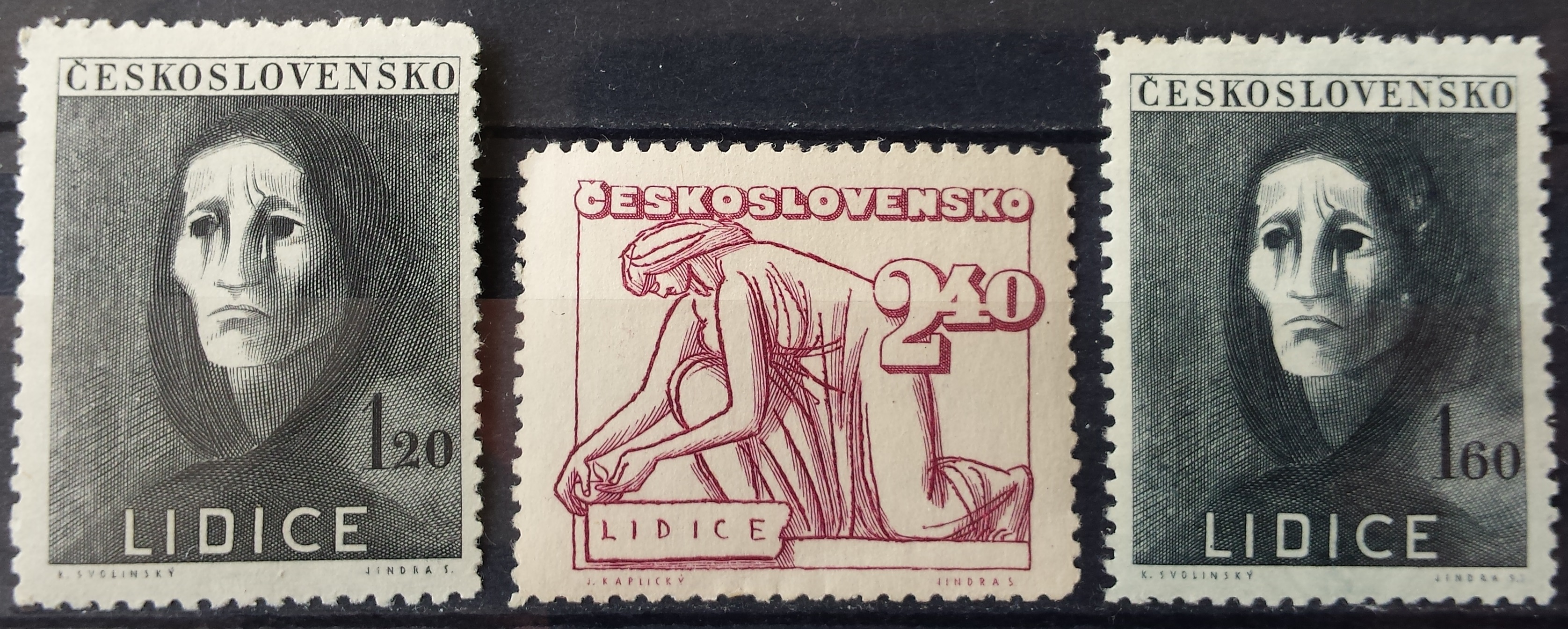 Čekoslovakija, pilna serija MiNr 518-520 MNH**