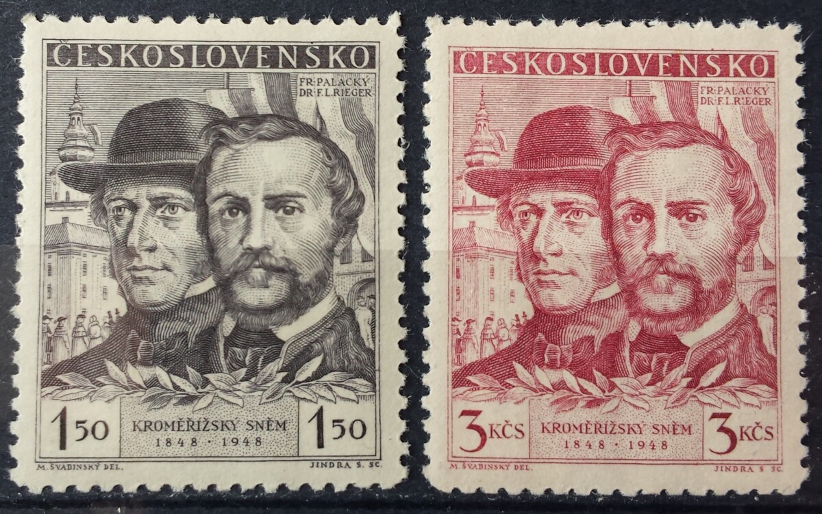Čekoslovakija, pilna serija MiNr 544-545 MNH**