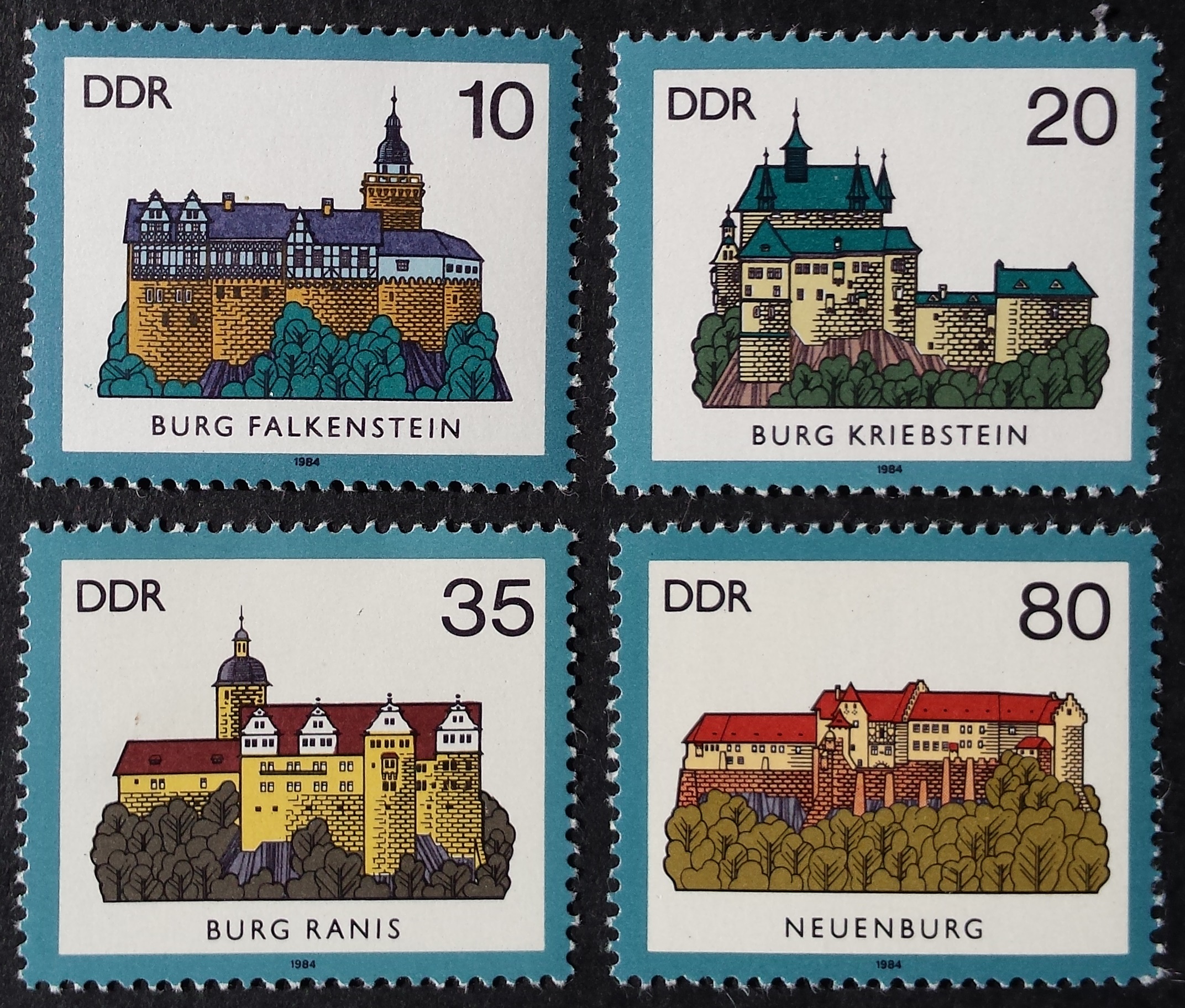 Vokietijos Demokratinė Respublika (VDR), pilna serija MiNr 2910-2913 MNH**