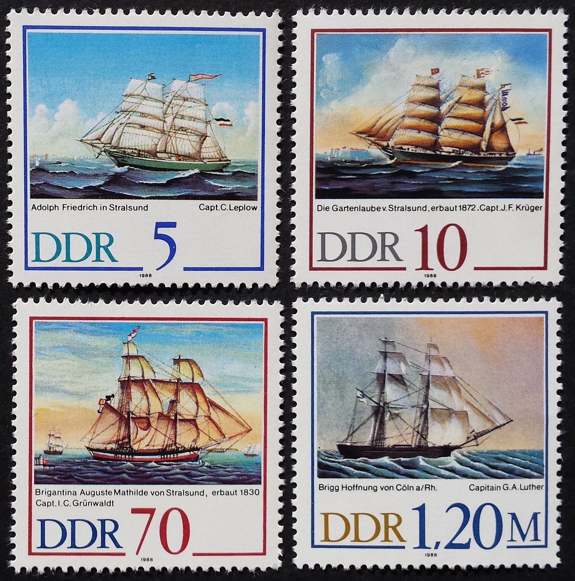 Vokietijos Demokratinė Respublika (VDR), pilna serija, MiNr 3198-3201 MNH**