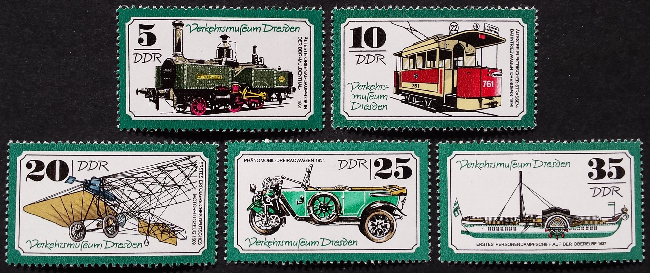 Vokietijos Demokratinė Respublika (VDR), pilna serija MiNr 2254-2258 MNH**