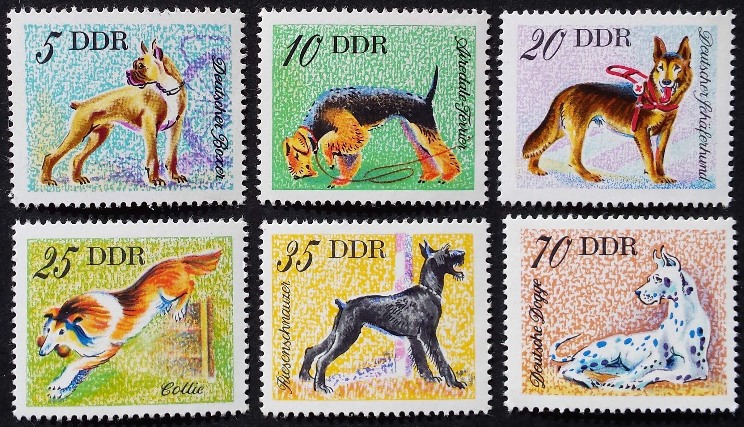 Vokietijos Demokratinė Respublika (VDR), pilna serija, MiNr 2155-2160 MNH**