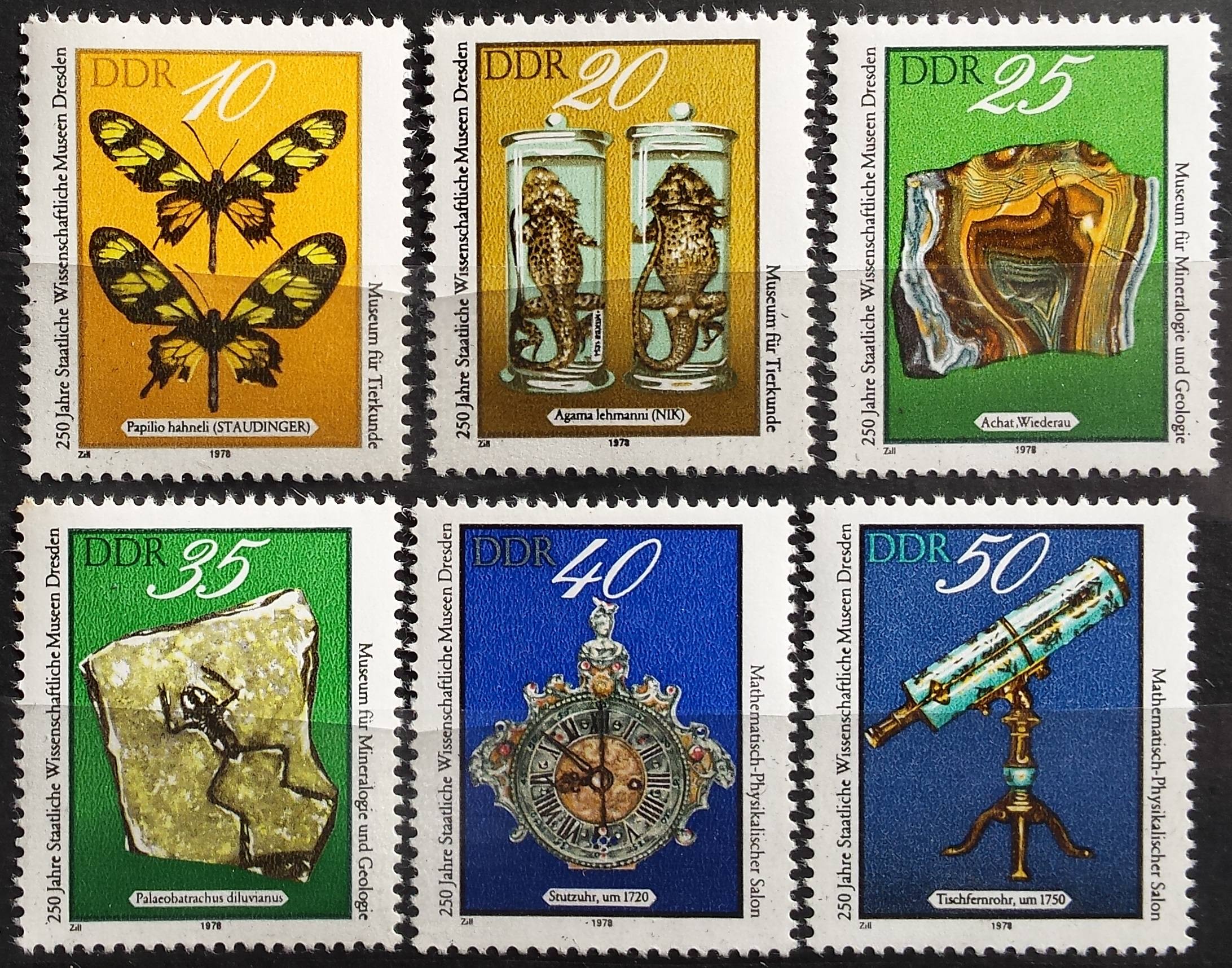 Vokietijos Demokratinė Respublika (VDR), pilna serija, MiNr 2370-2375 MNH**