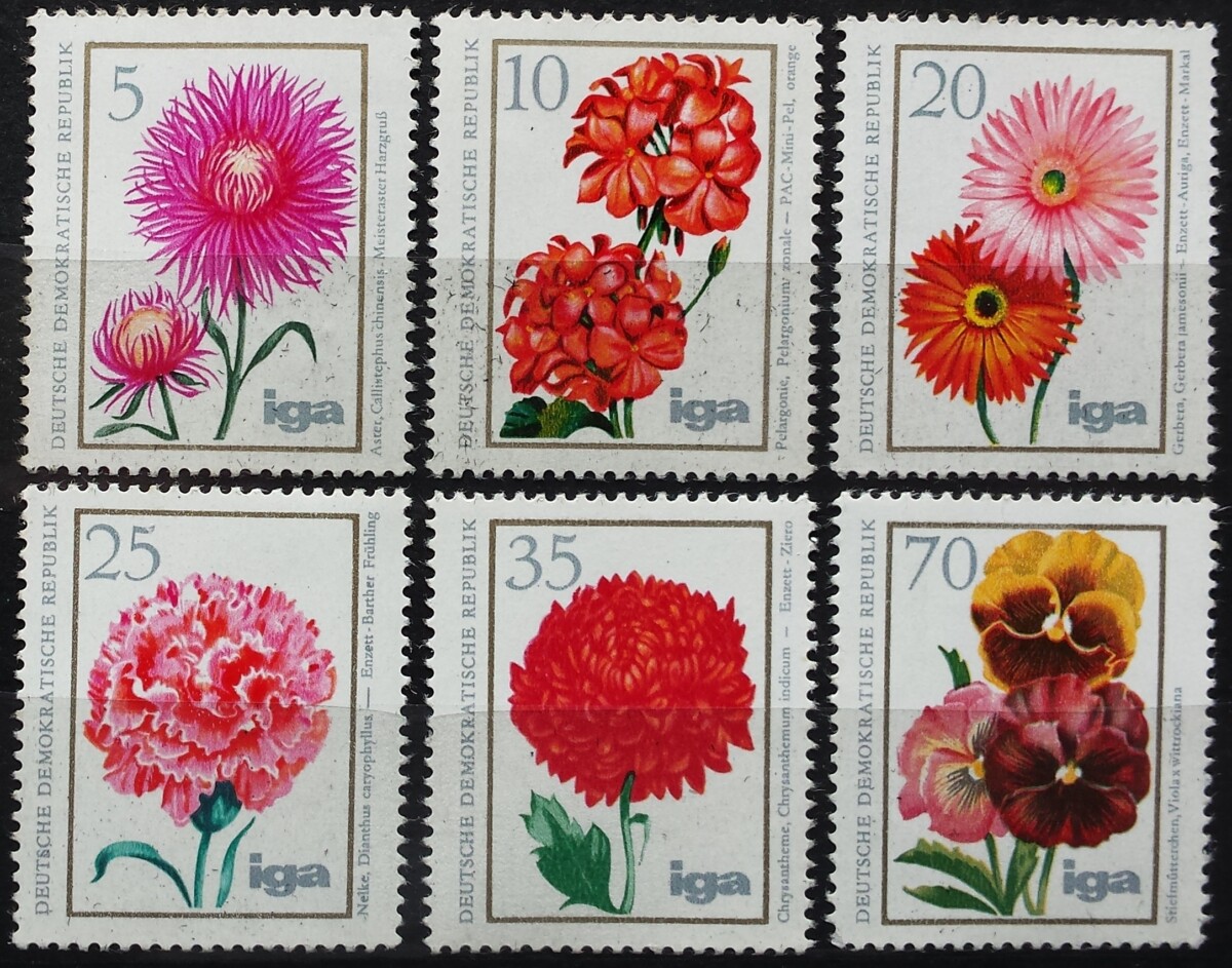 Vokietijos Demokratinė Respublika (VDR), pilna serija MiNr 2070-2075 MNH**