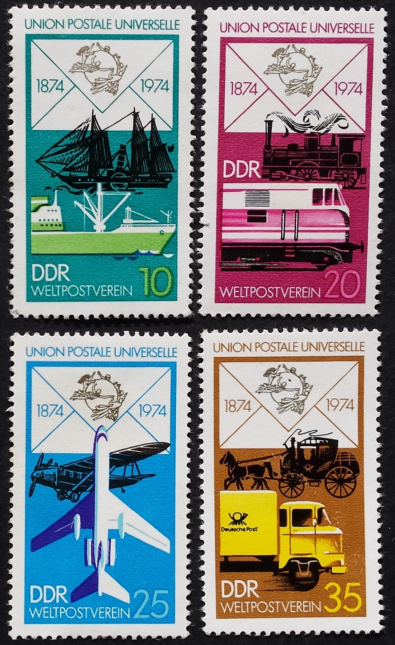 Vokietijos Demokratinė Respublika (VDR), pilna serija MiNr 1984-1987 MNH**