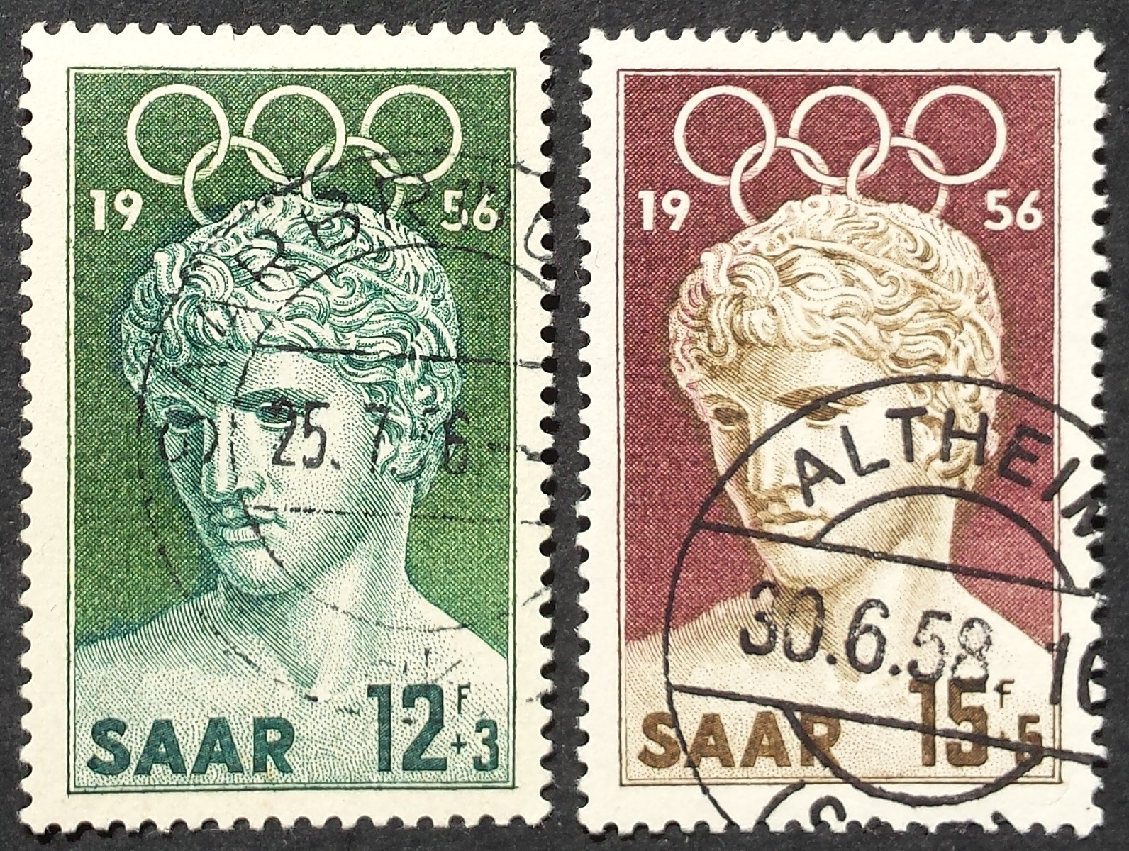 Saras, pilna serija MiNr 371-372 Used (O)