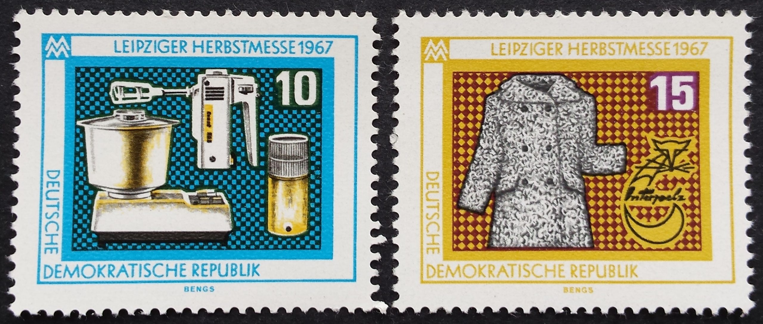 Vokietijos Demokratinė Respublika (VDR), pilna serija MiNr 1306-1307 MNH**