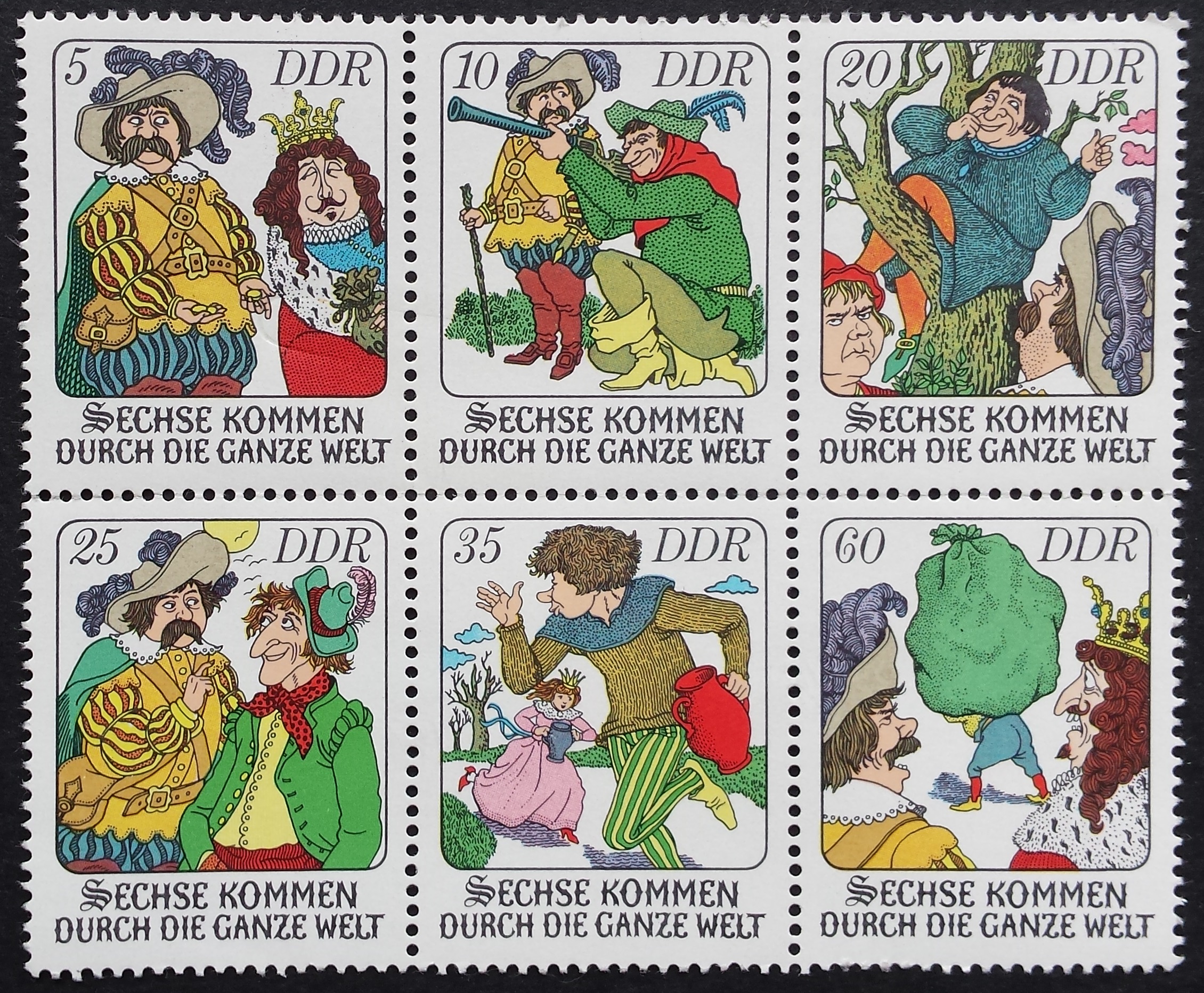 Vokietijos Demokratinė Respublika (VDR), pilna serija MiNr 2281-2286 MLH*