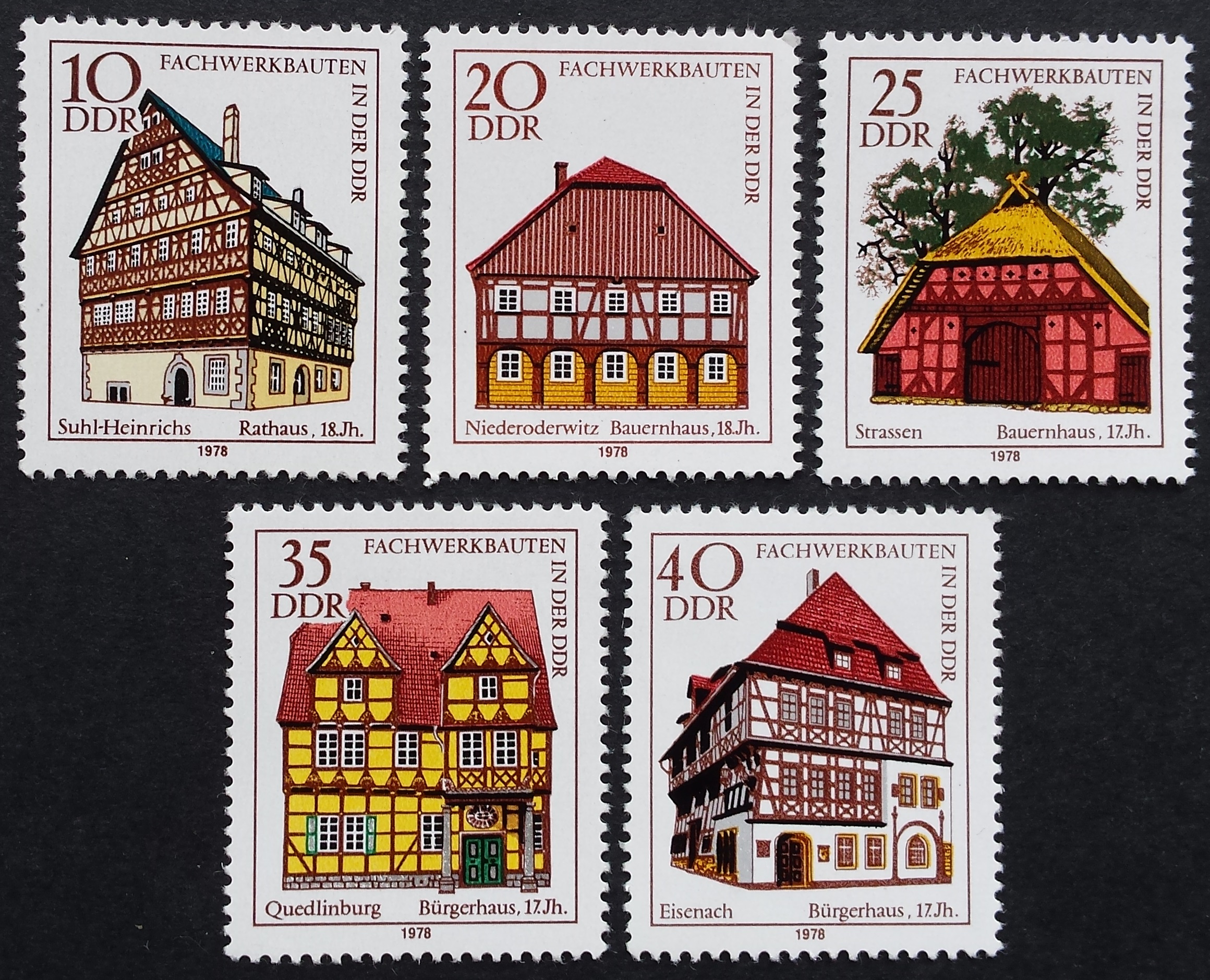 Vokietijos Demokratinė Respublika VDR, pilna serija MiNr 2294-2298 MNH**