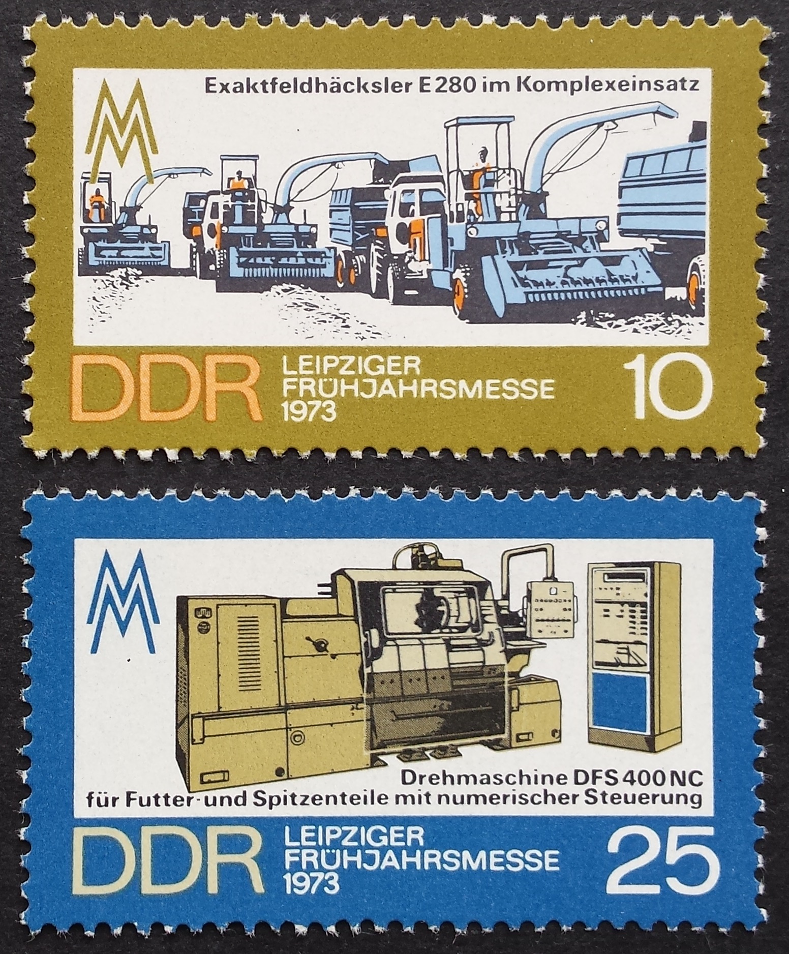 Vokietijos Demokratinė Respublika (VDR), pilna serija, MiNr 1832-1833 MNH**