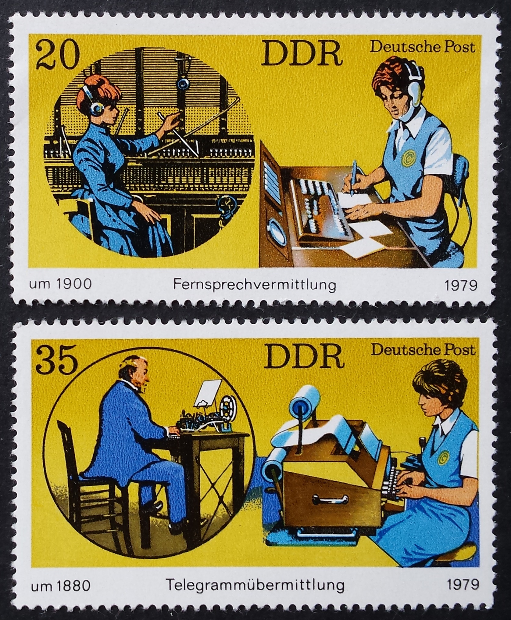 Vokietijos Demokratinė Respublika (VDR), pilna serija, MiNr 2400-2401 MNH**