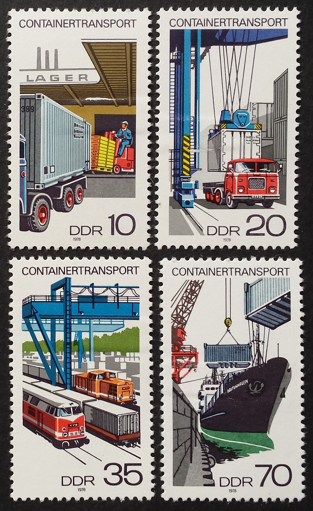 Vokietijos Demokratinė Respublika (VDR), pilna serija, MiNr 2326-2329 MNH**