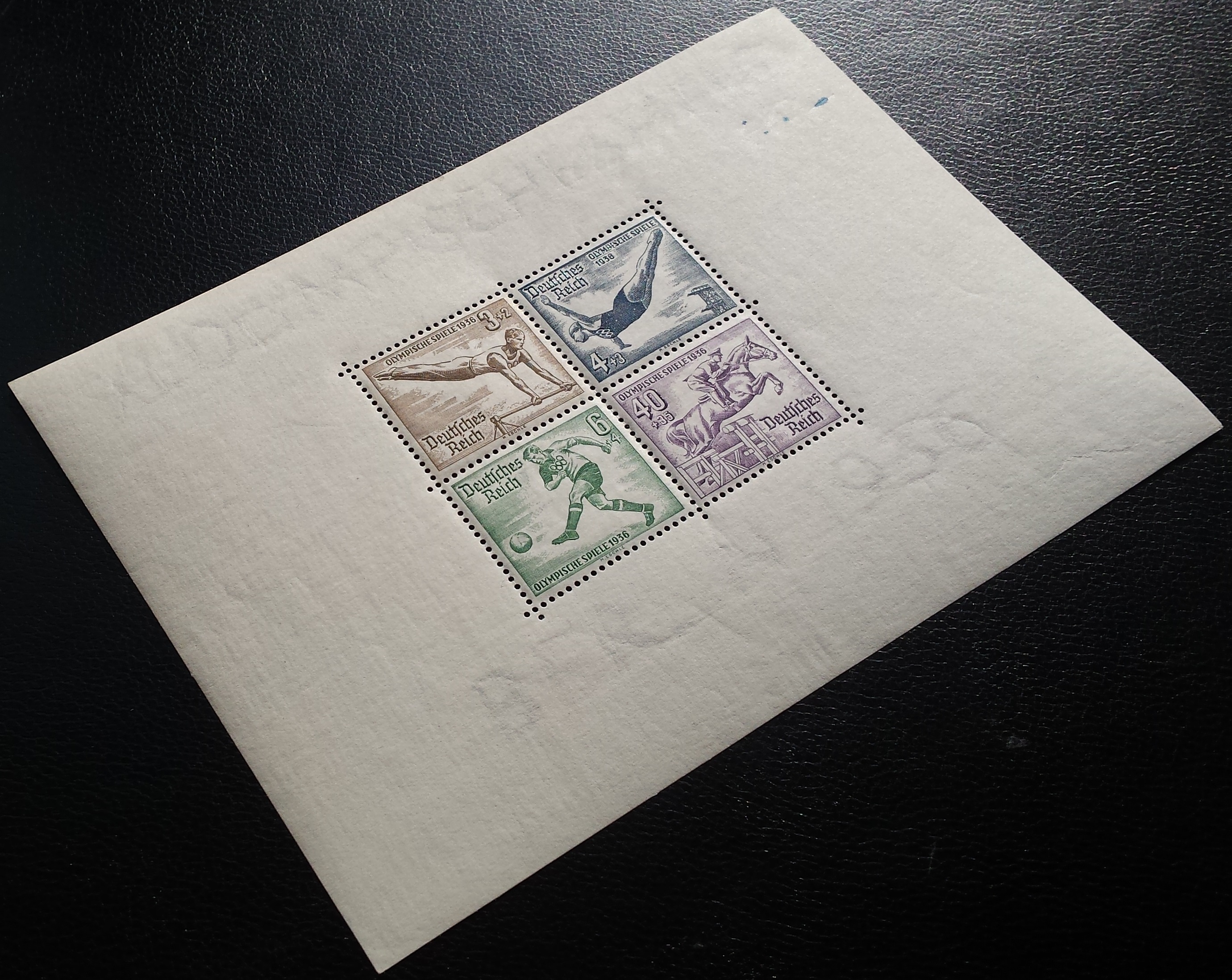 Vokietijos Reichas, Blokas 5X, MiNr 624-627 MNH**