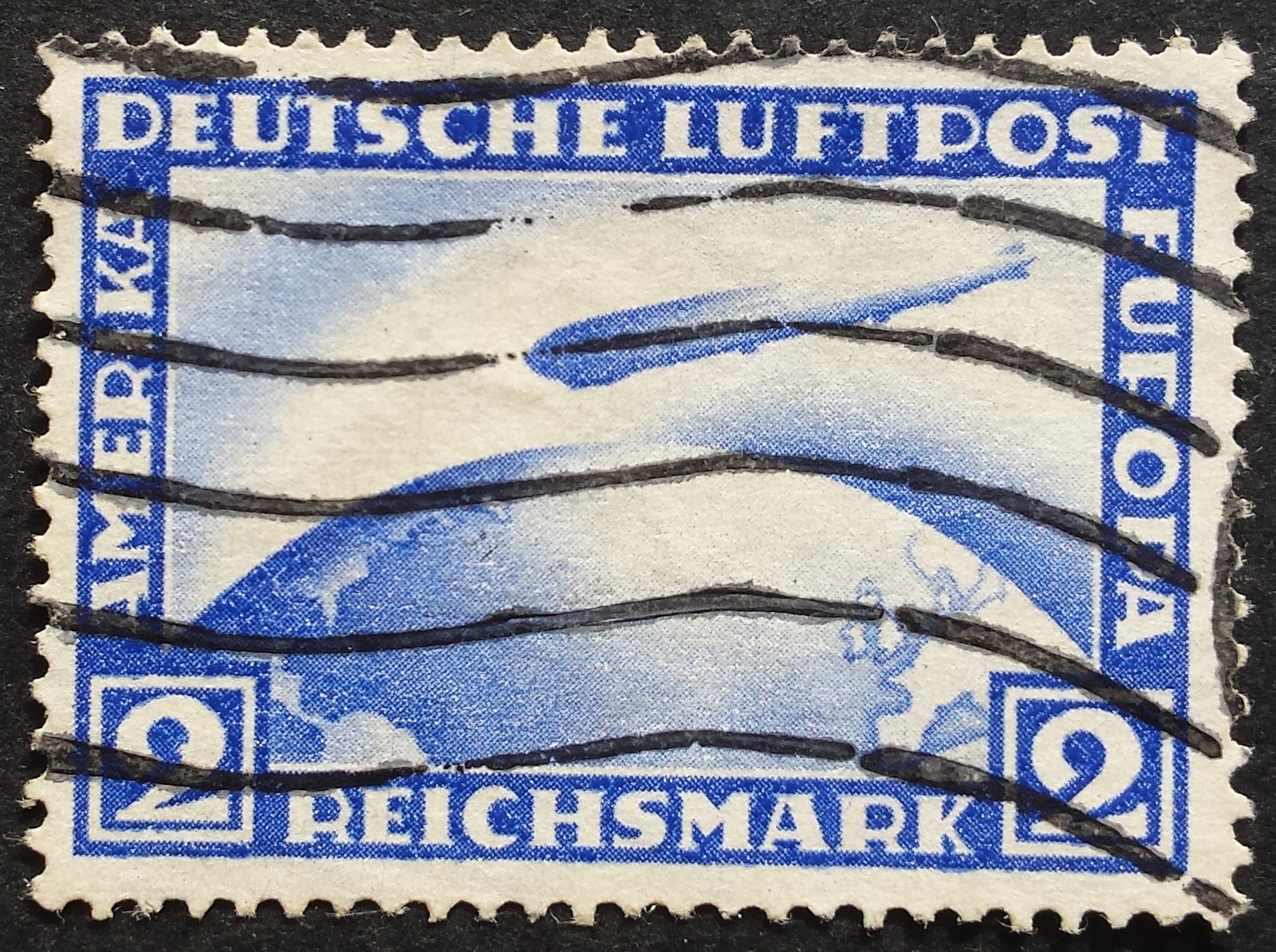   Vokietijos Reichas, oro paštas, MiNr 423 Used (O)