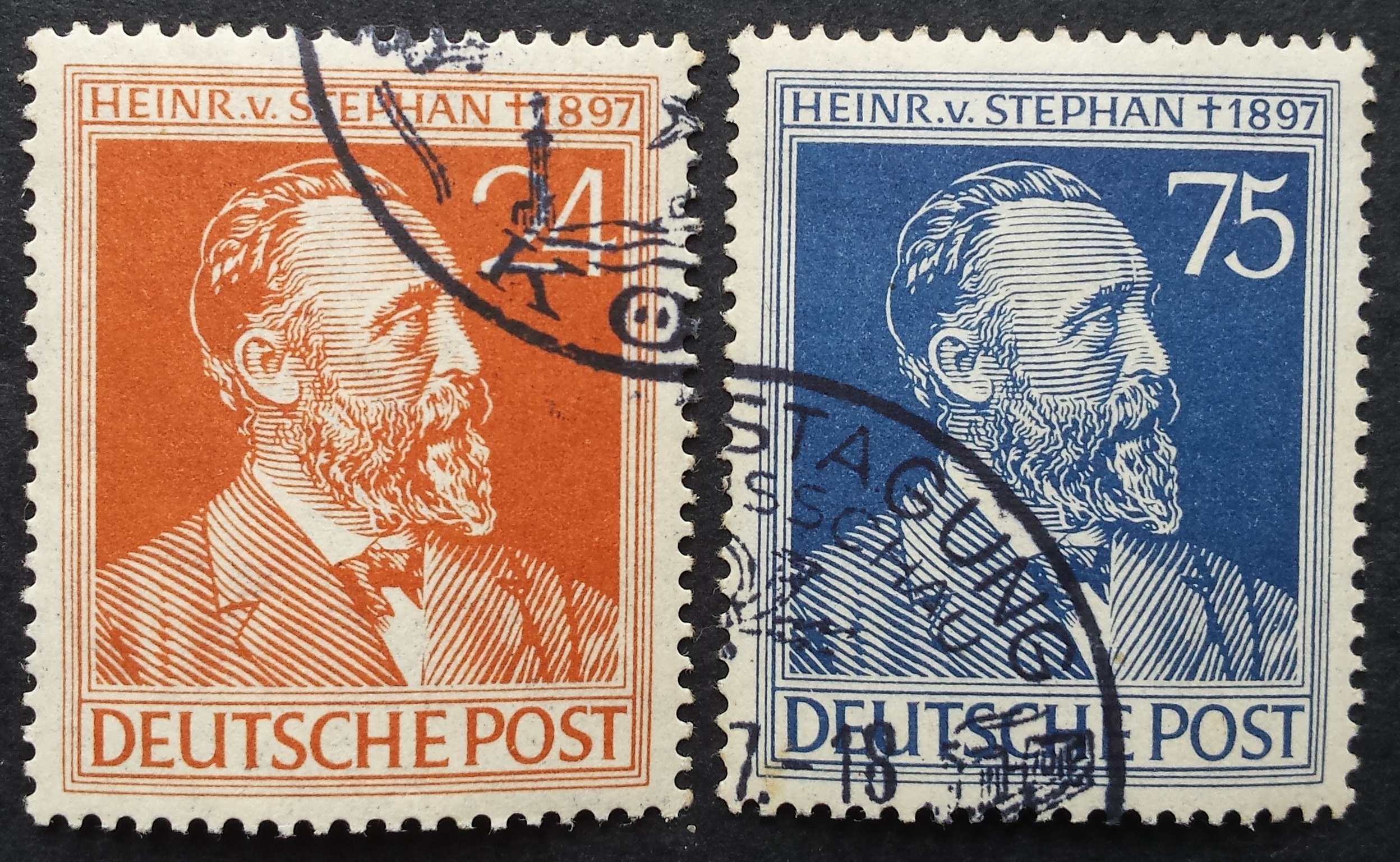 Pokario Vokietija, Sąjungininkų zona, pilna serija, MiNr 963-964 Used (O)