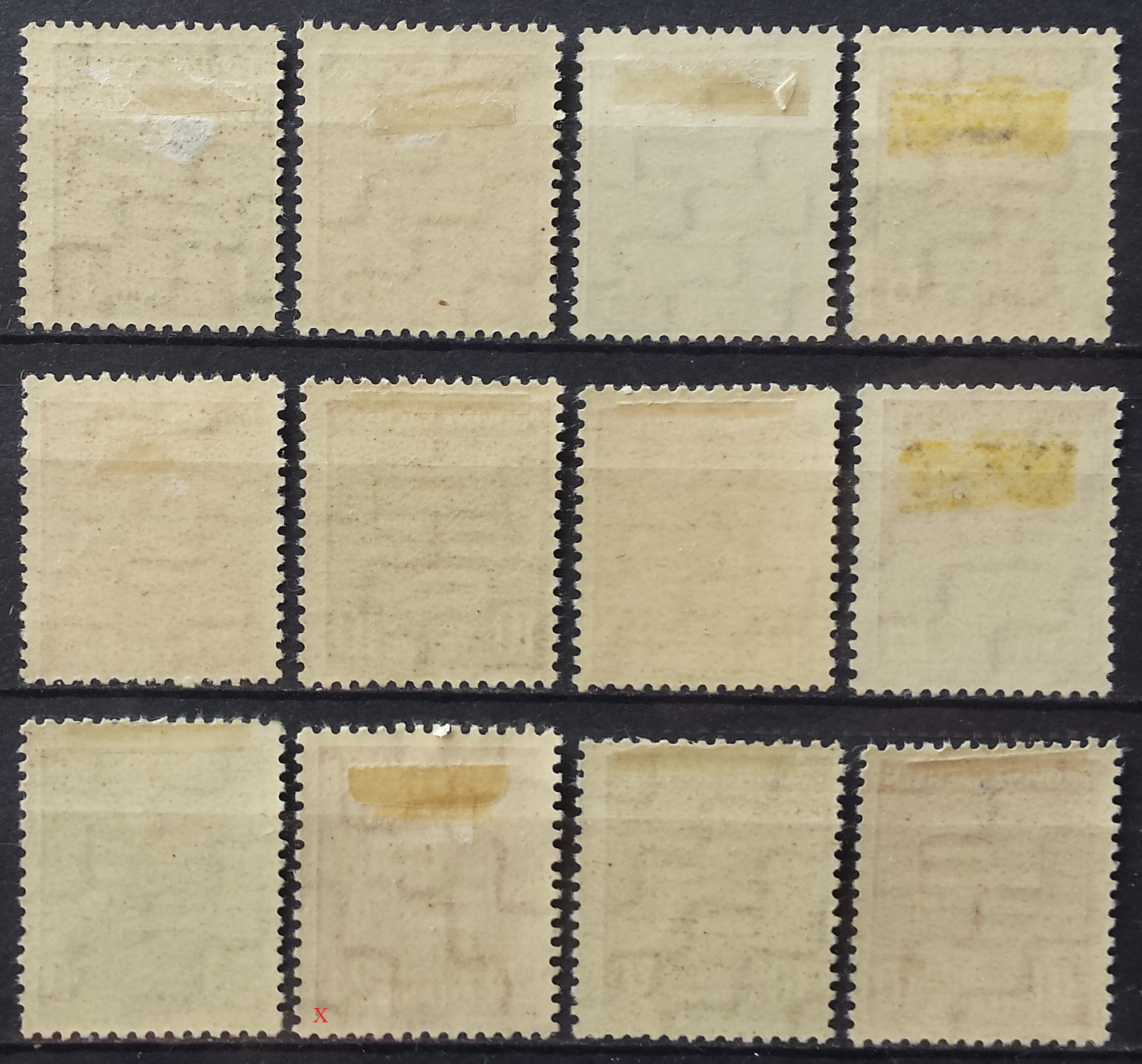 Pokario Vokietija, Sovietų zona, pilna serija MiNr 73-84 (Y) MLH*/MH*