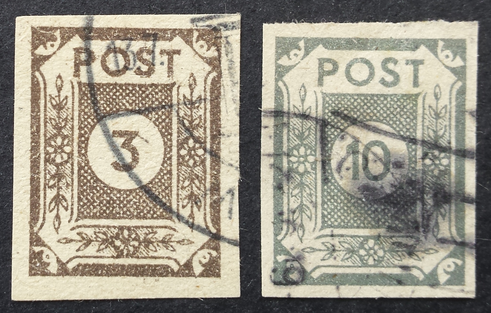 Pokario Vokietija, Sovietų zona, pilna serija MiNr 51-52 Used (O)