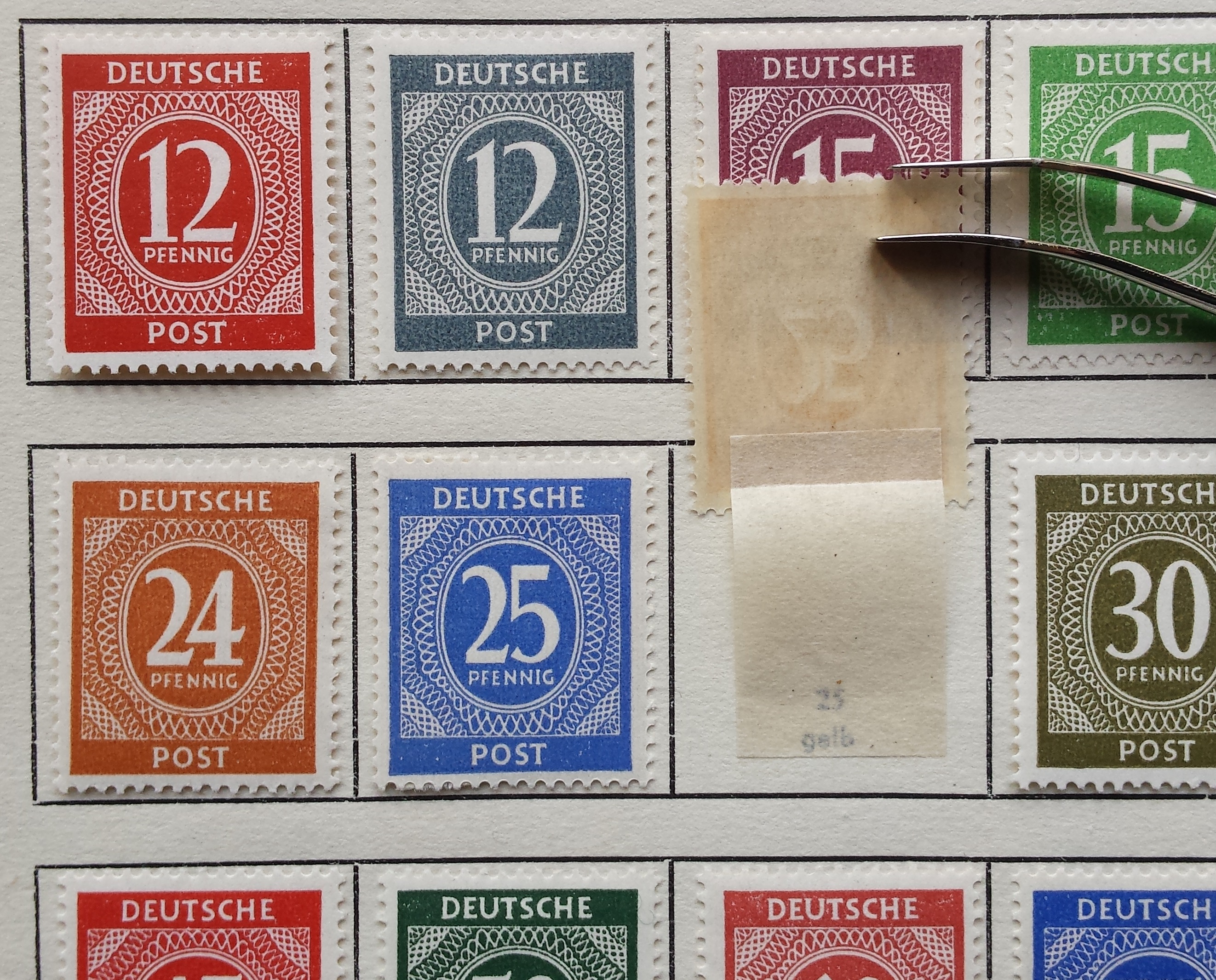 Pokario Vokietija, Sąjungininkų zona, pilna serija, MiNr 911-937 MNH**/MLH*