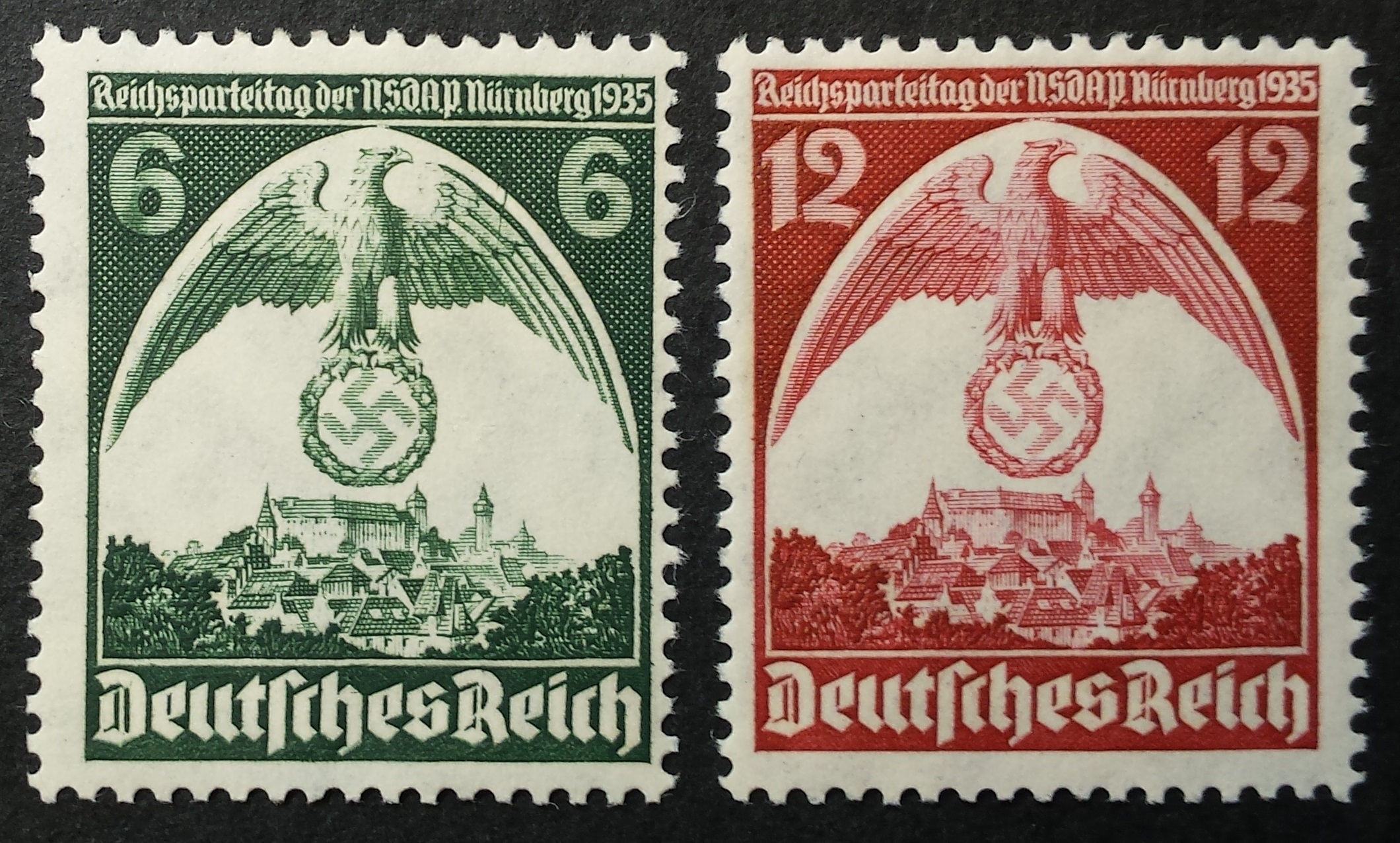 Vokietijos Reichas, pilna serija MiNr 586-587 MNH**