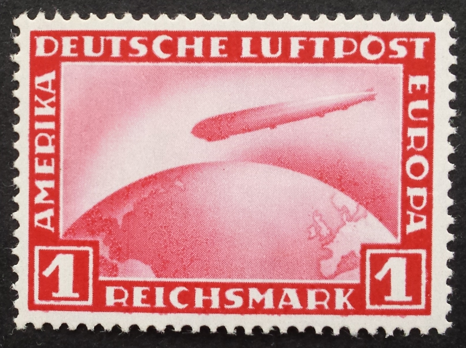 Vokietijos Reichas, oro paštas, MiNr 455 MLH*
