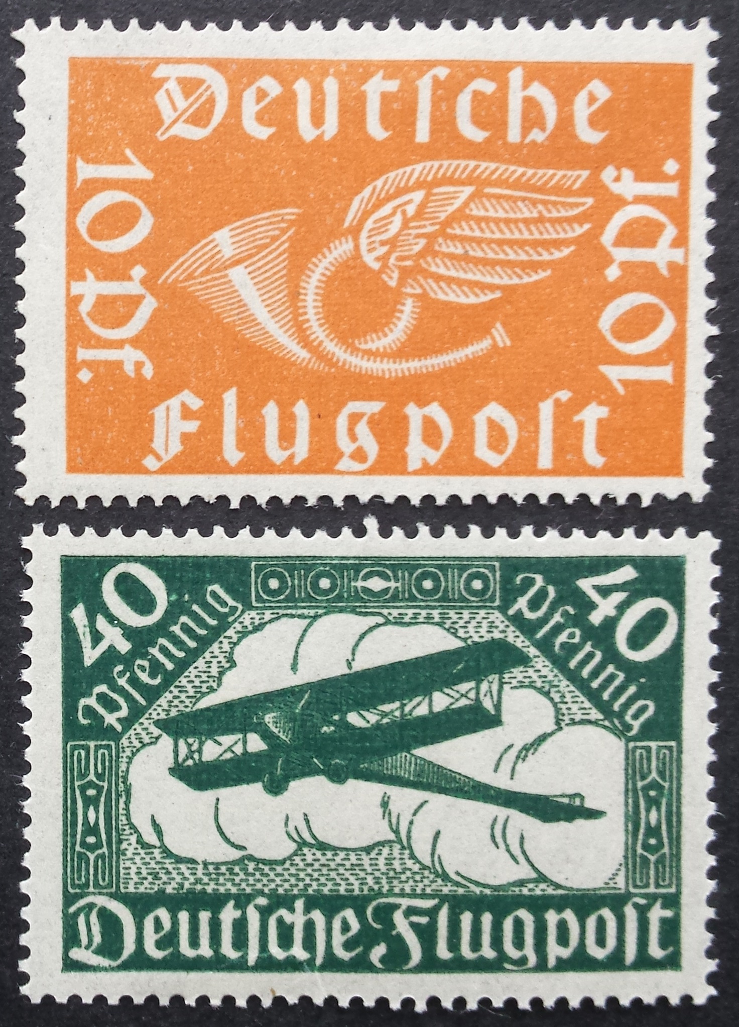 Vokietijos Reichas, pilna serija MiNr 111-112 MLH*