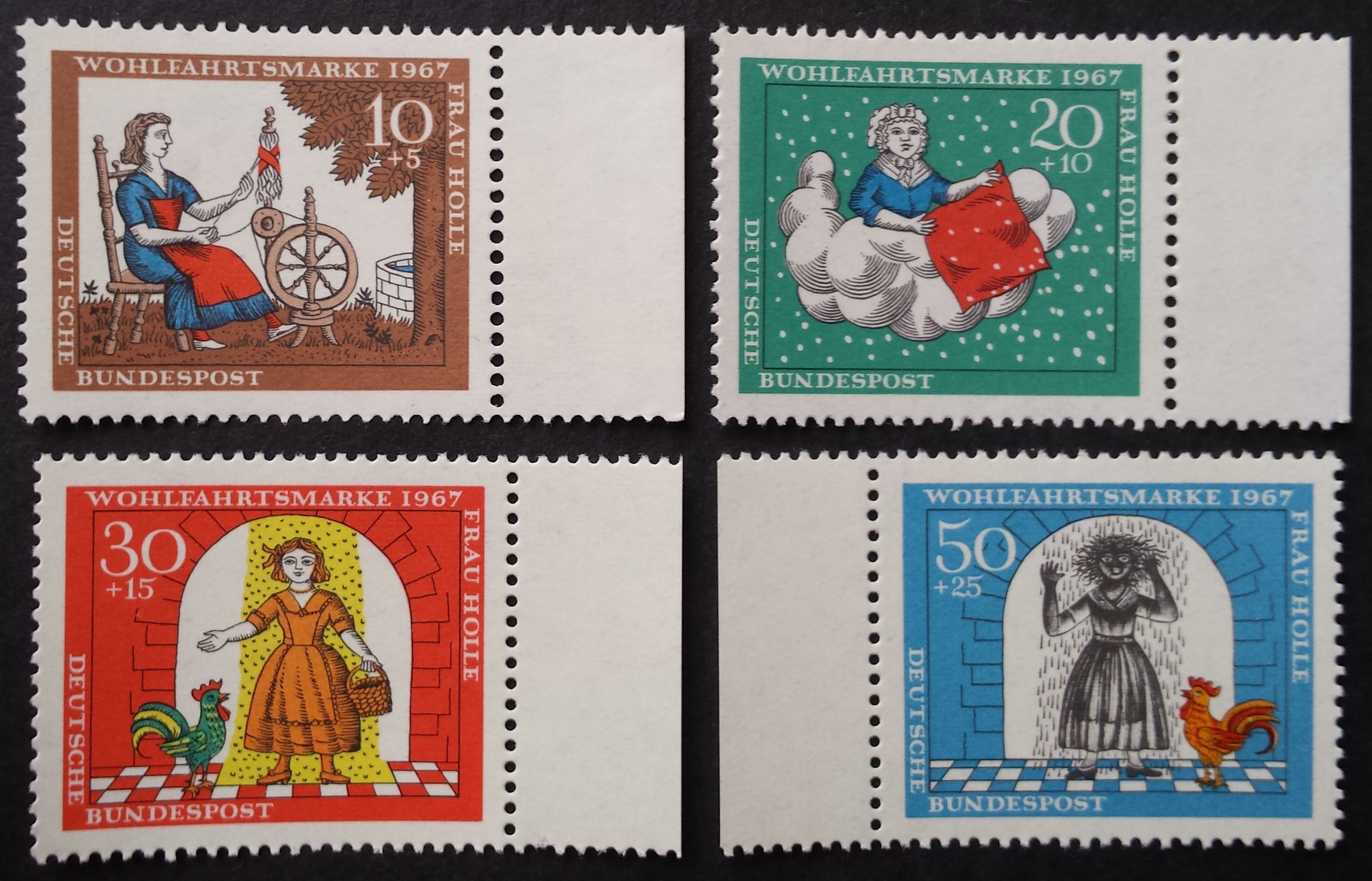 Vokietija, pilna serija MiNr 538-541 MNH**