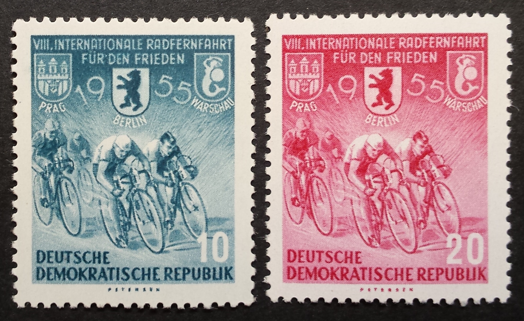 Vokietijos Demokratinė Respublika (VDR), pilna serija, MiNr 470-471 MNH**