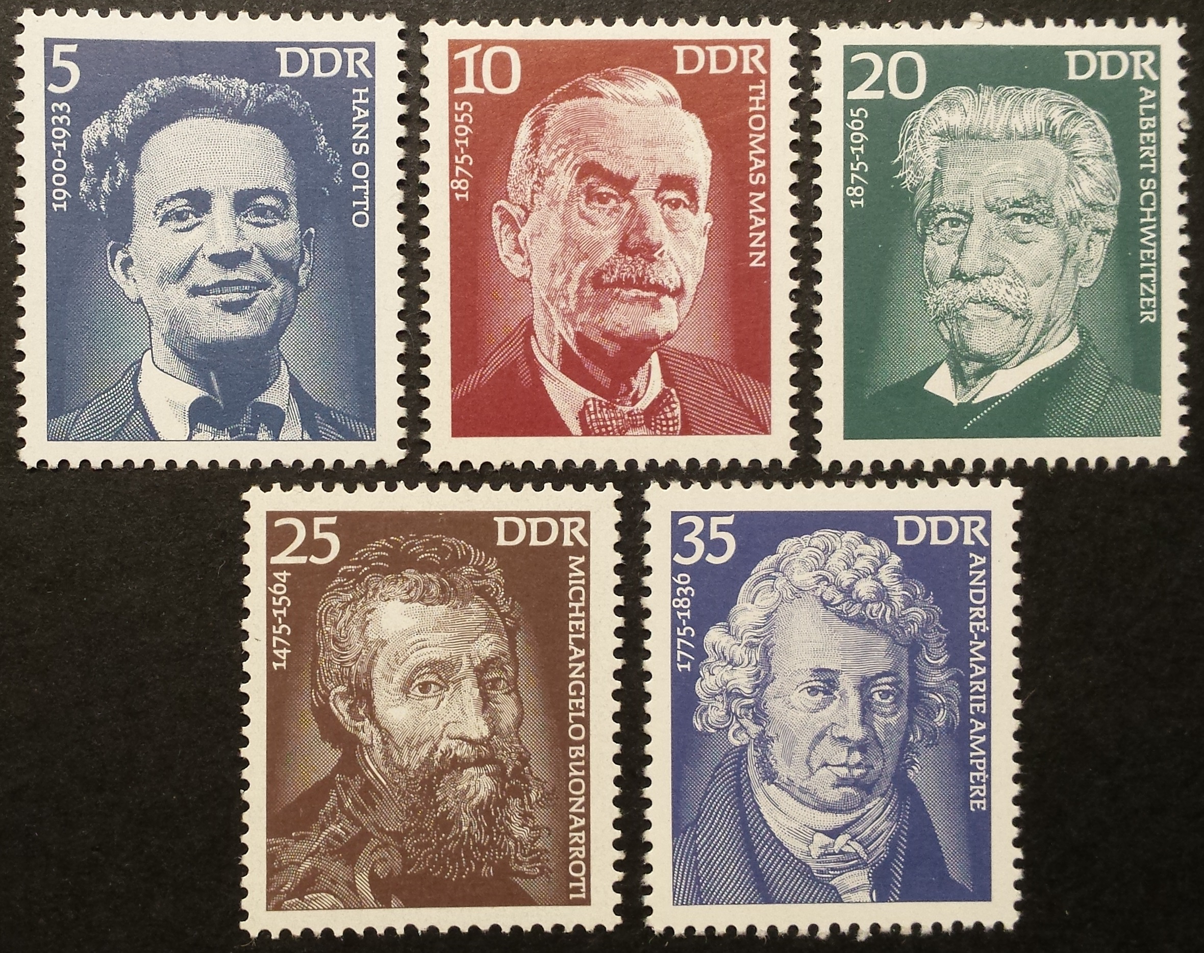 Vokietijos Demokratinė Respublika (VDR), pilna serija, MiNr 2025-2029 MNH**