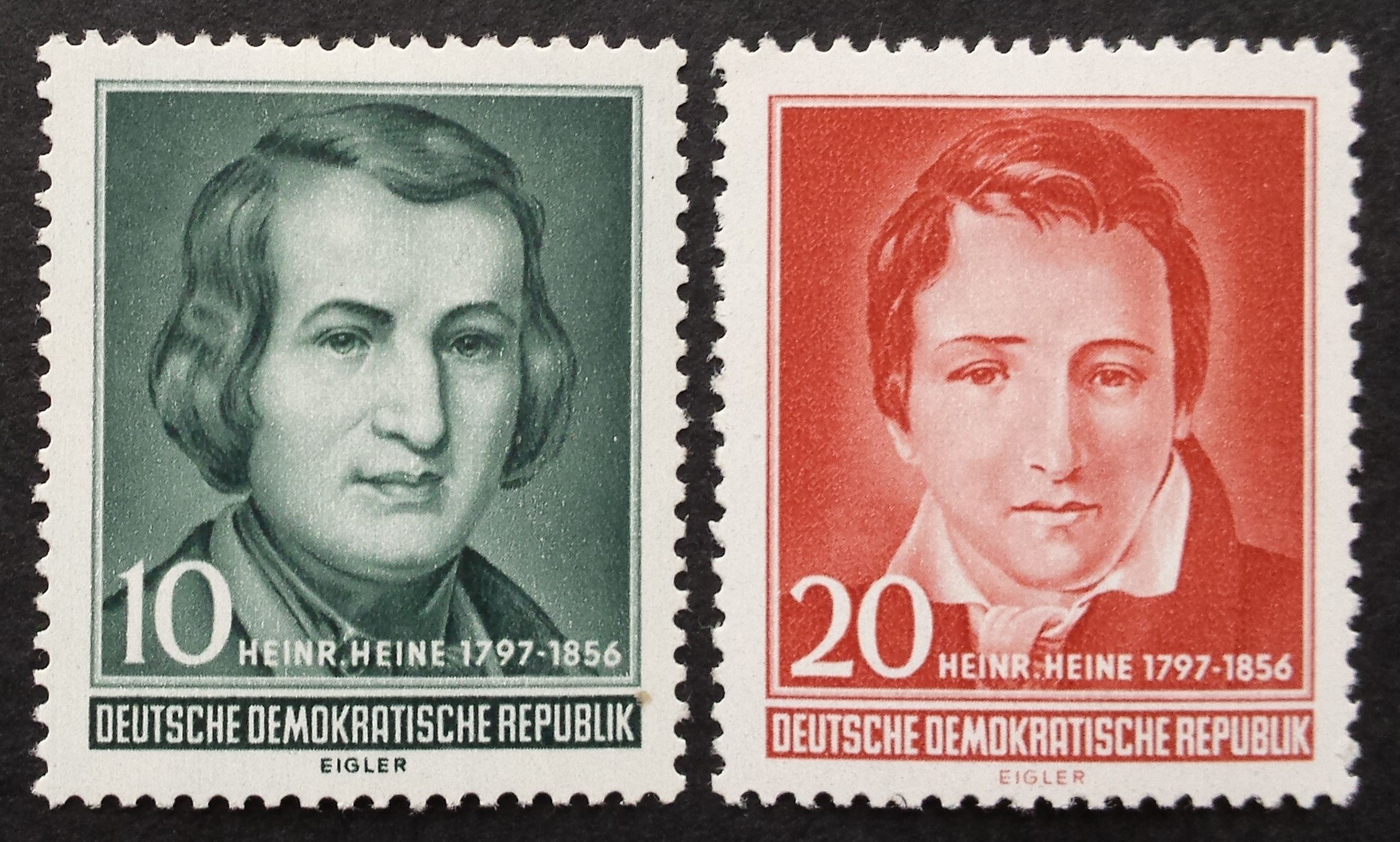 Vokietijos Demokratinė Respublika (VDR), pilna serija MiNr 516-517 MLH*