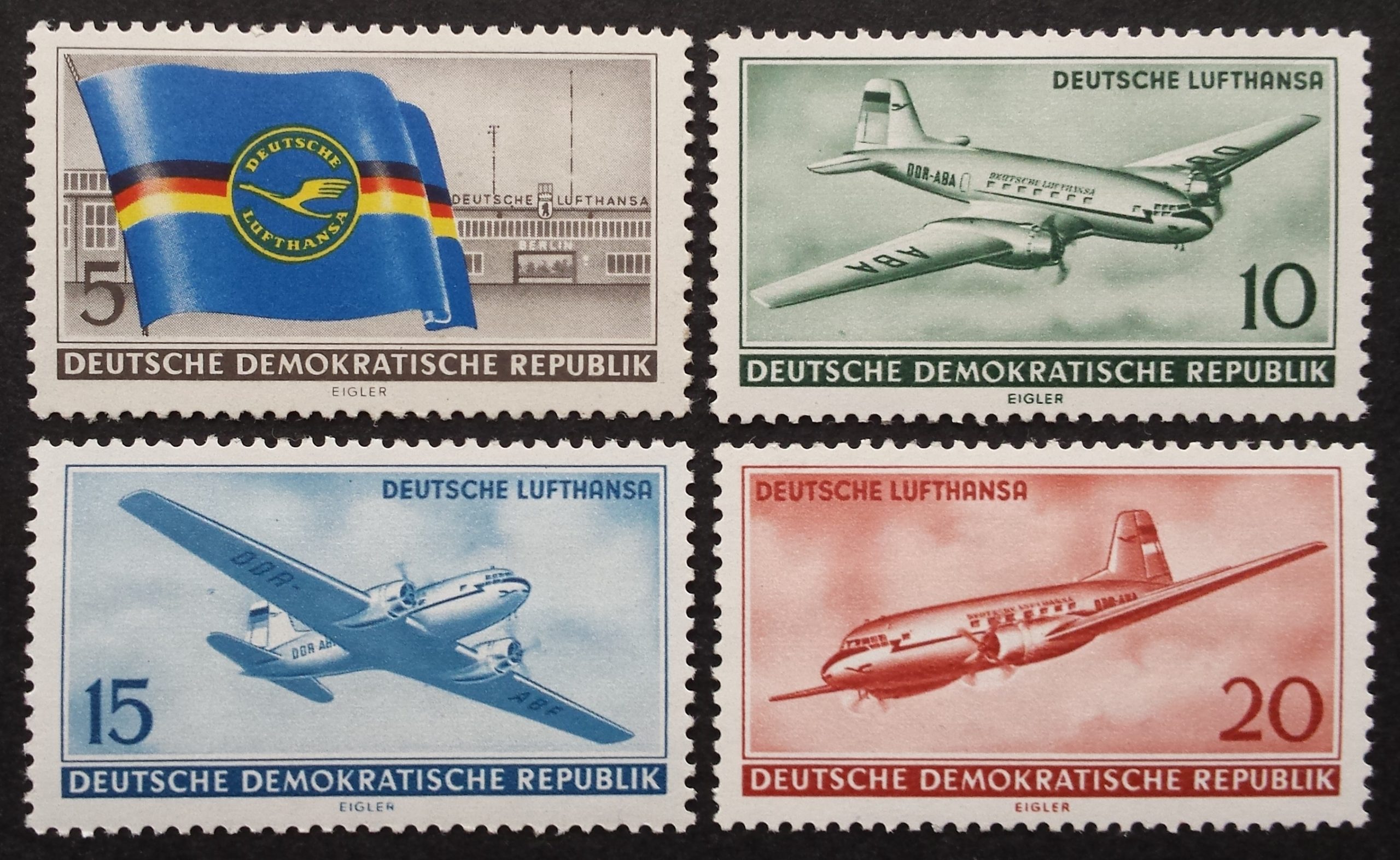 Vokietijos Demokratinė Respublika (VDR), pilna serija MiNr 512-515 MNH**