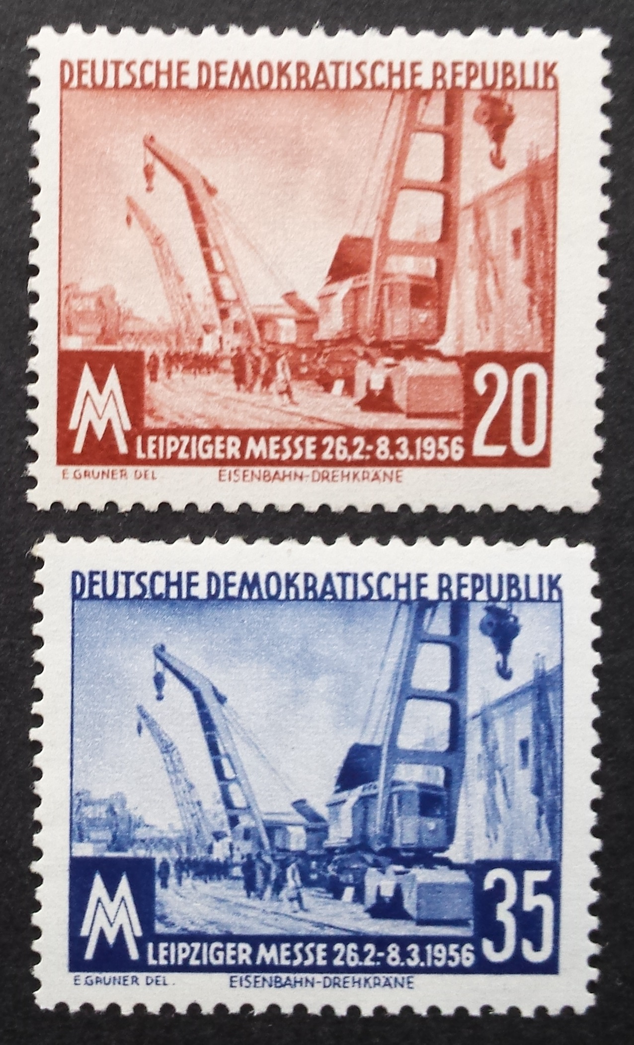 Vokietijos Demokratinė Respublika (VDR), pilna serija MiNr 518-519 MNH**