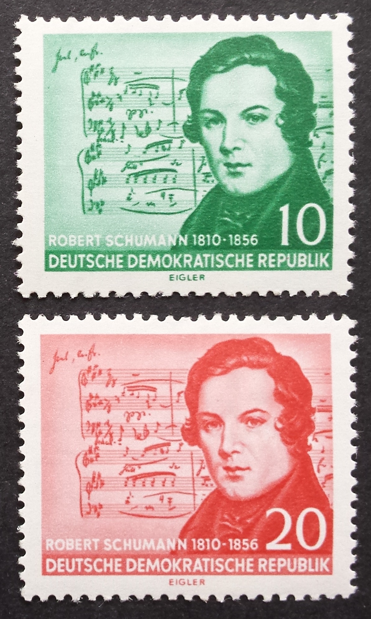 Vokietijos Demokratinė Respublika (VDR), pilna serija, MiNr 541-542 MNH**