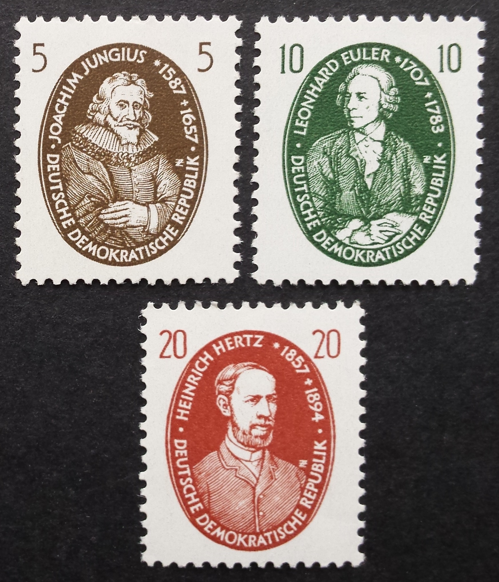 Vokietijos Demokratinė Respublika (VDR), pilna serija, MiNr 574-576 MNH**