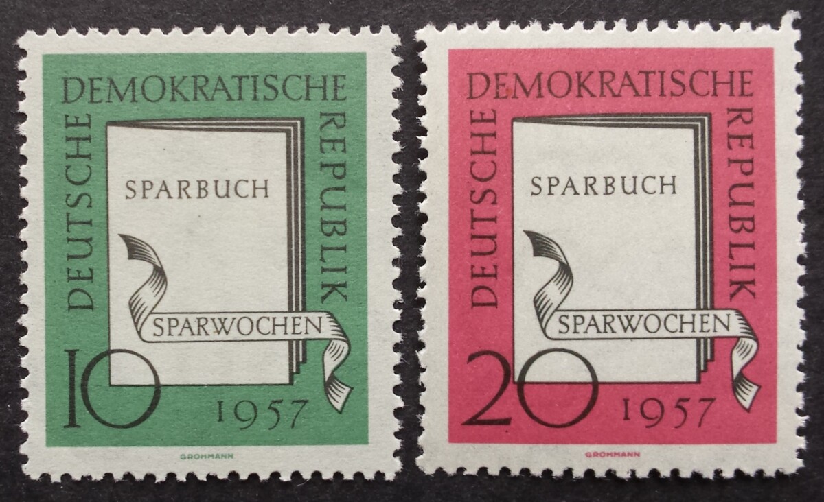 Vokietijos Demokratinė Respublika VDR, pilna serija MiNr 598-599 MNH**