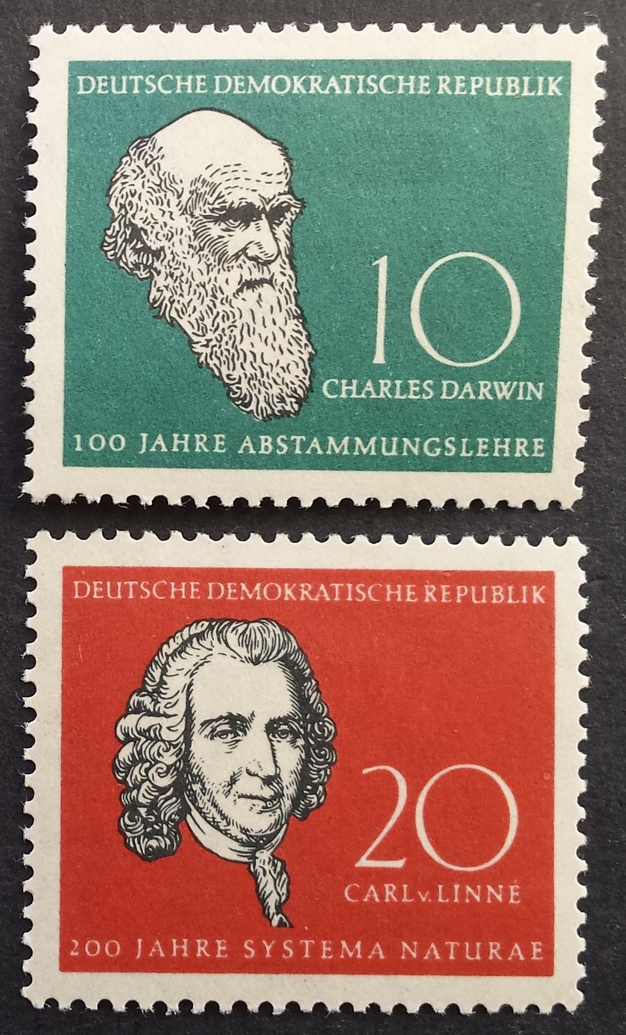 Vokietijos Demokratinė Respublika (VDR), pilna serija MiNr 631-632 MNH**